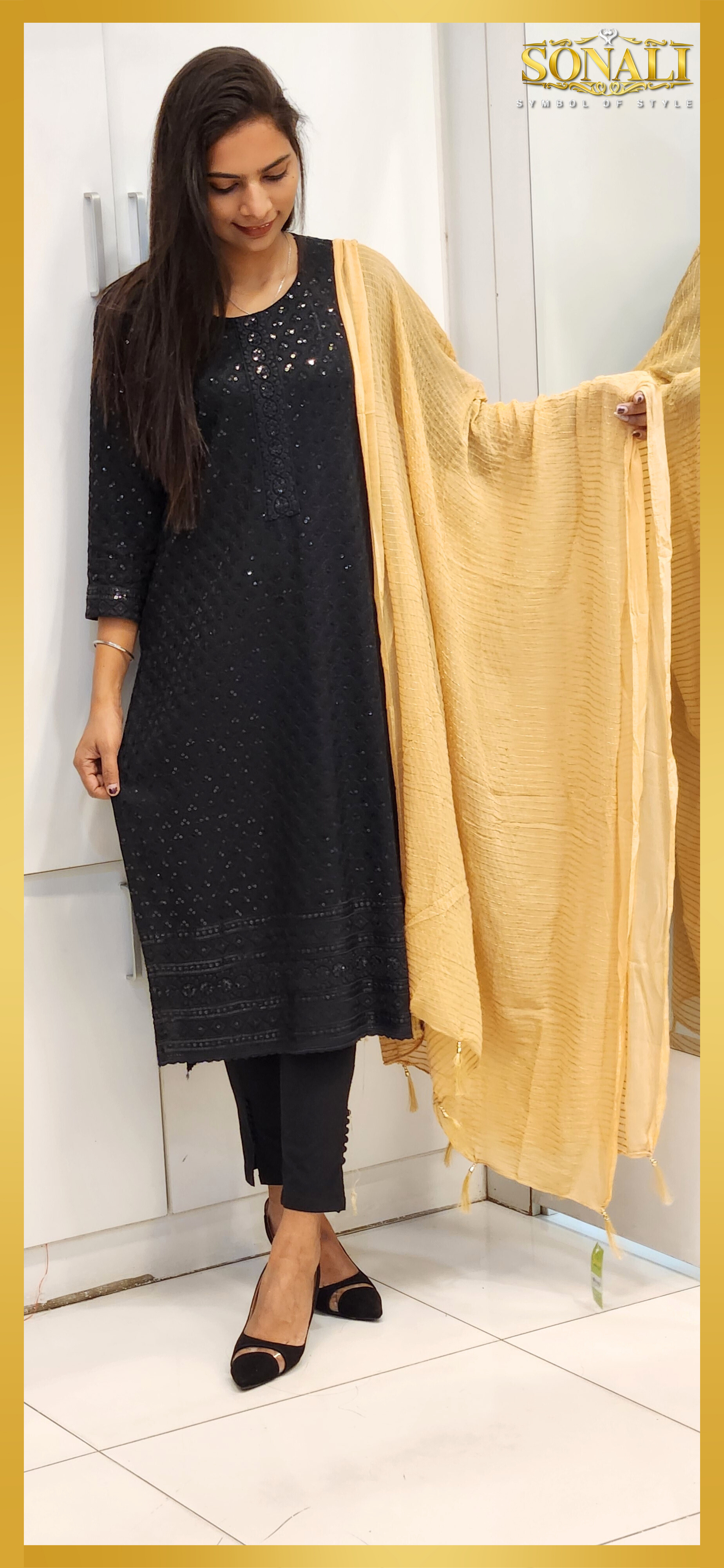 Sonali Premier Quality Women's Shawls Normal & Sippi Work Dupattas - Color & Style Refer Image