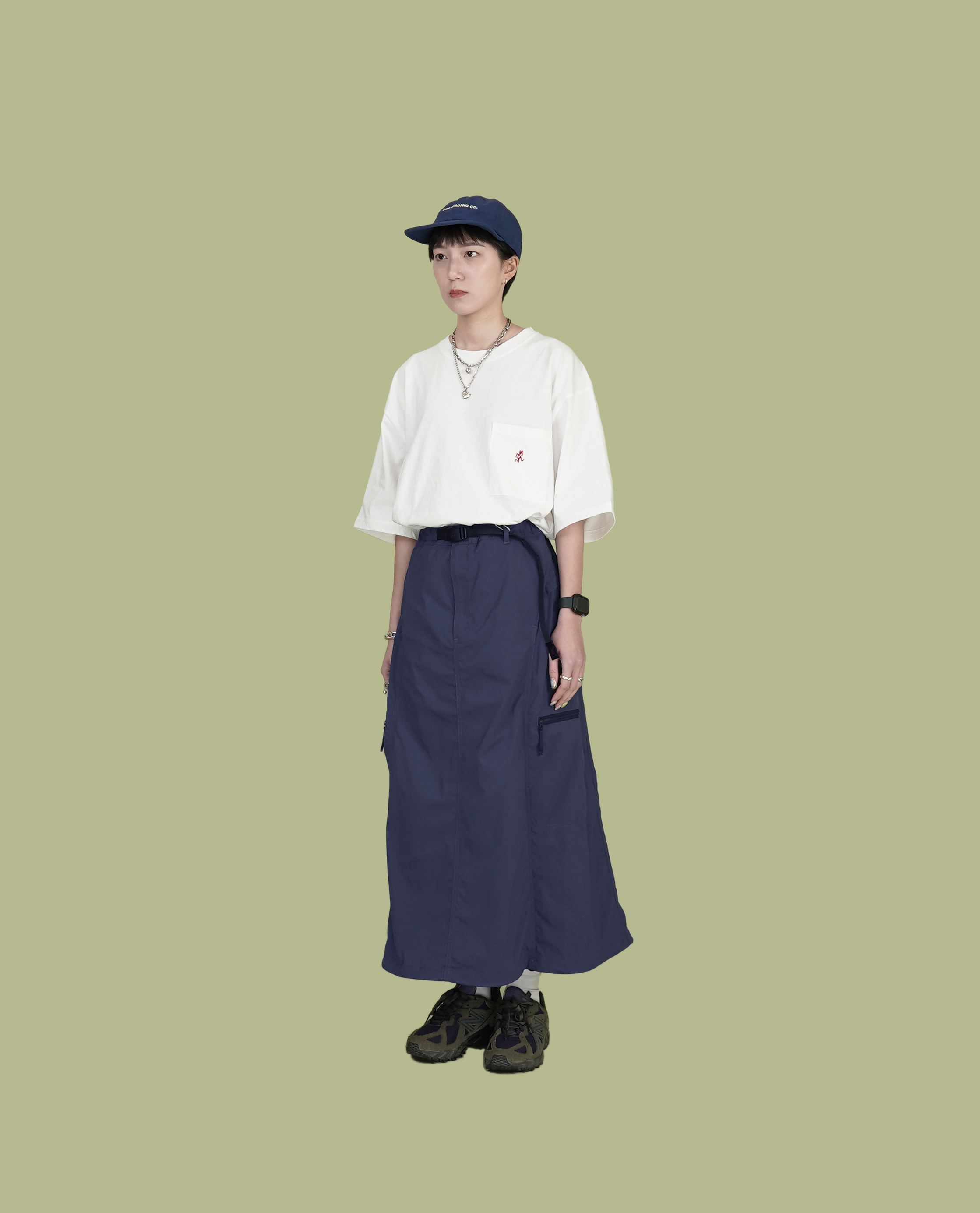 GRAMICCI SOFTSHELL NYLON SKIRT - 24SS 尼龍軟殼長裙