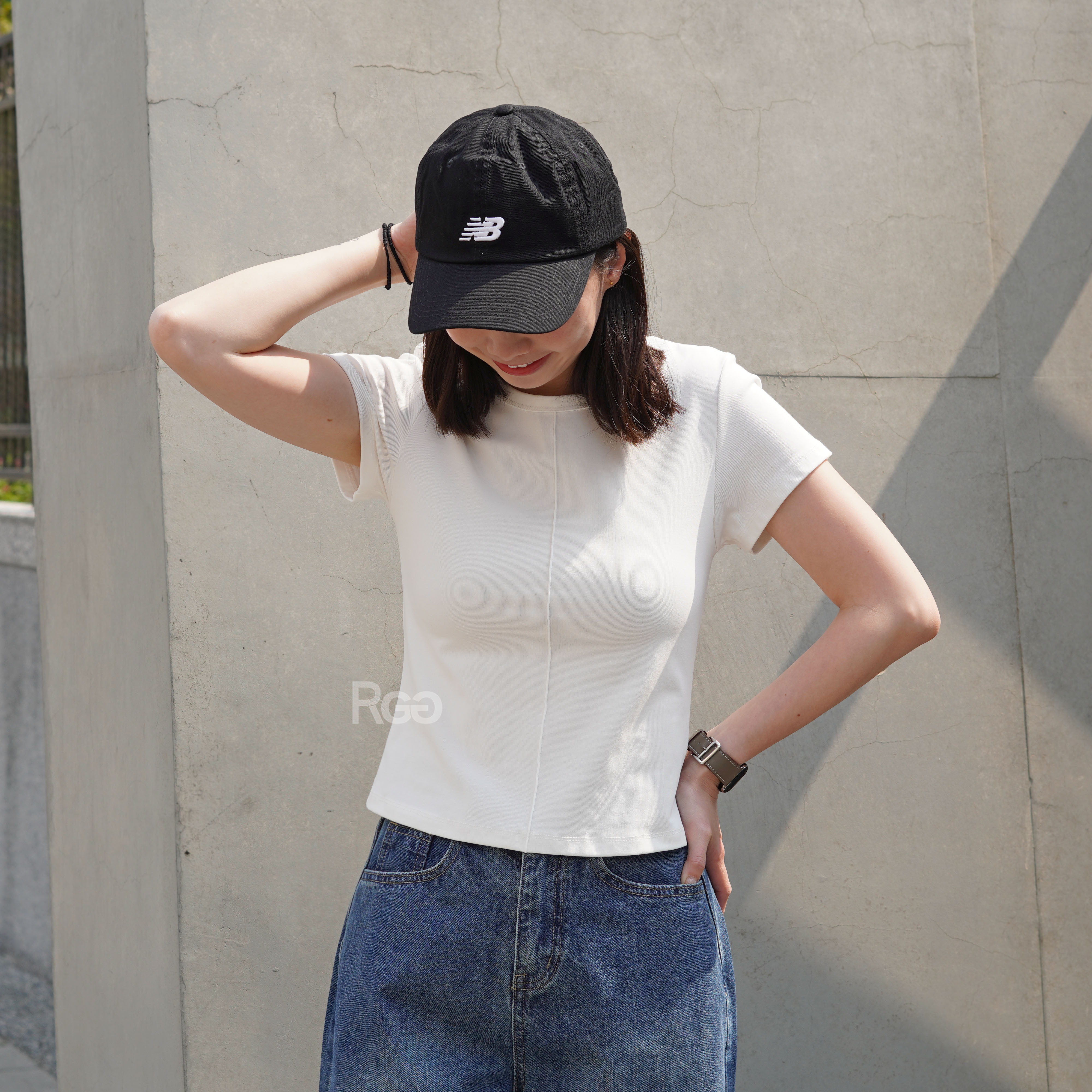 #9992 中線設計短版棉T