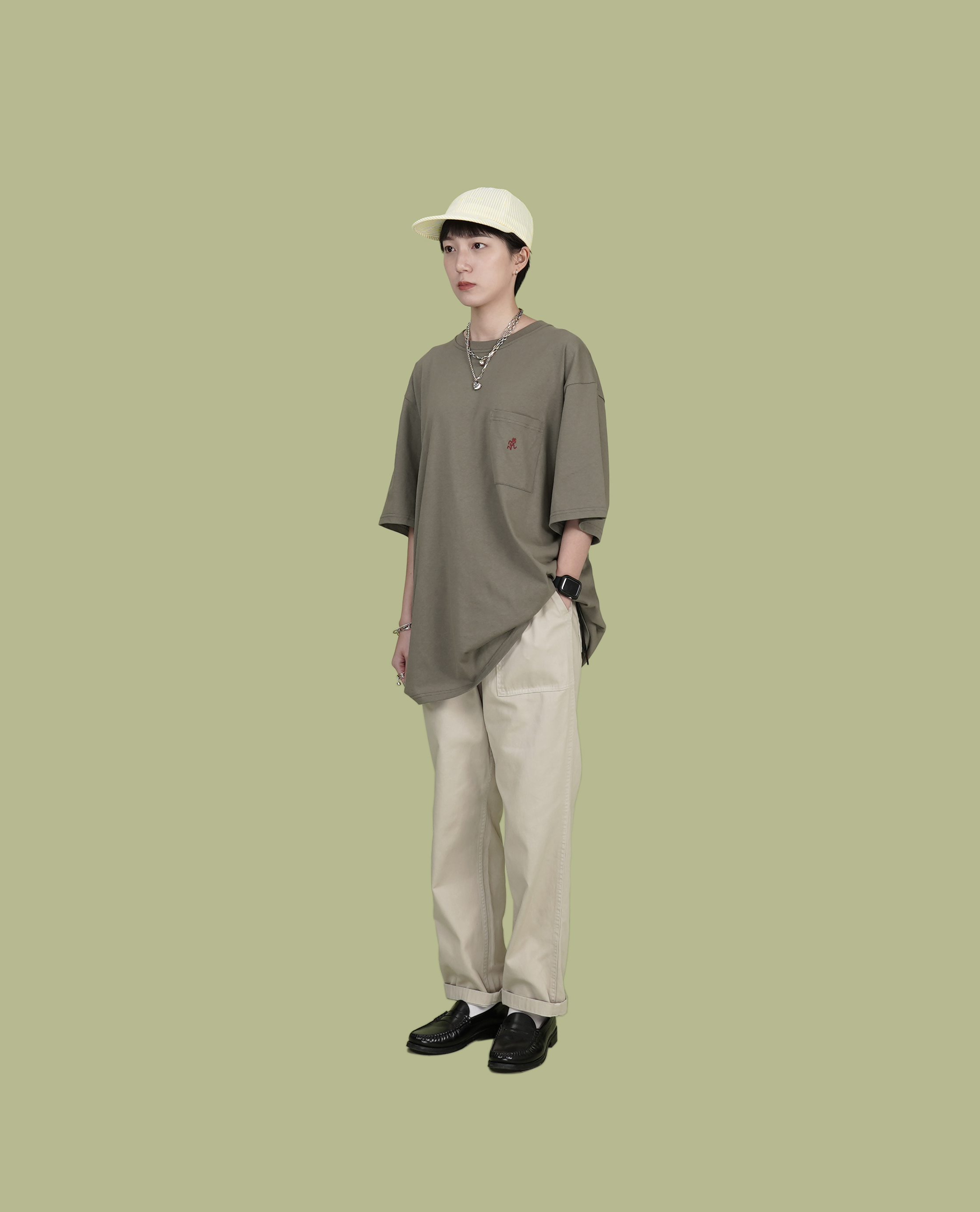 GRAMICCI ONE POINT TEE - 24SS 口袋刺繡水洗t