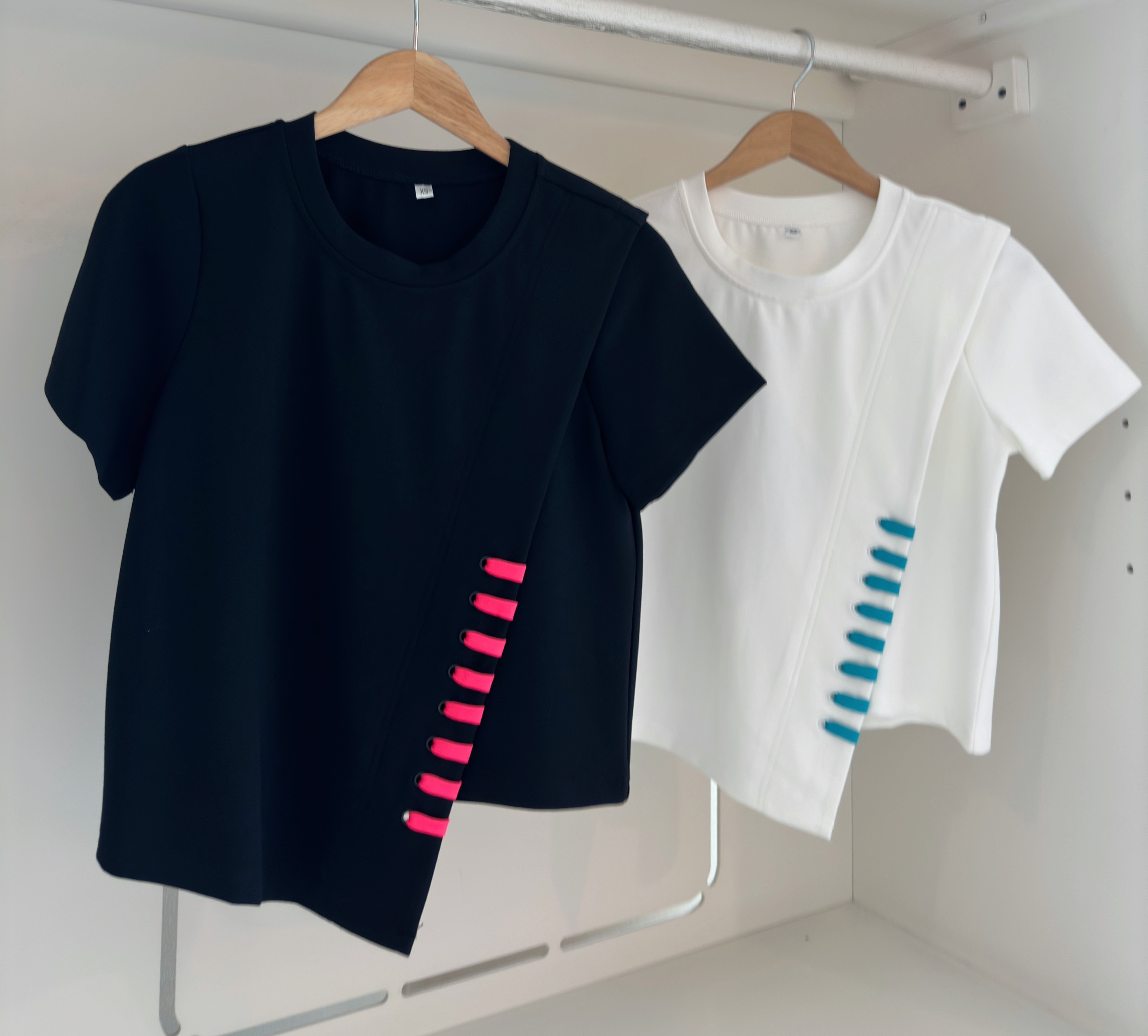 S/SLEEVE LAYERED BLOUSE