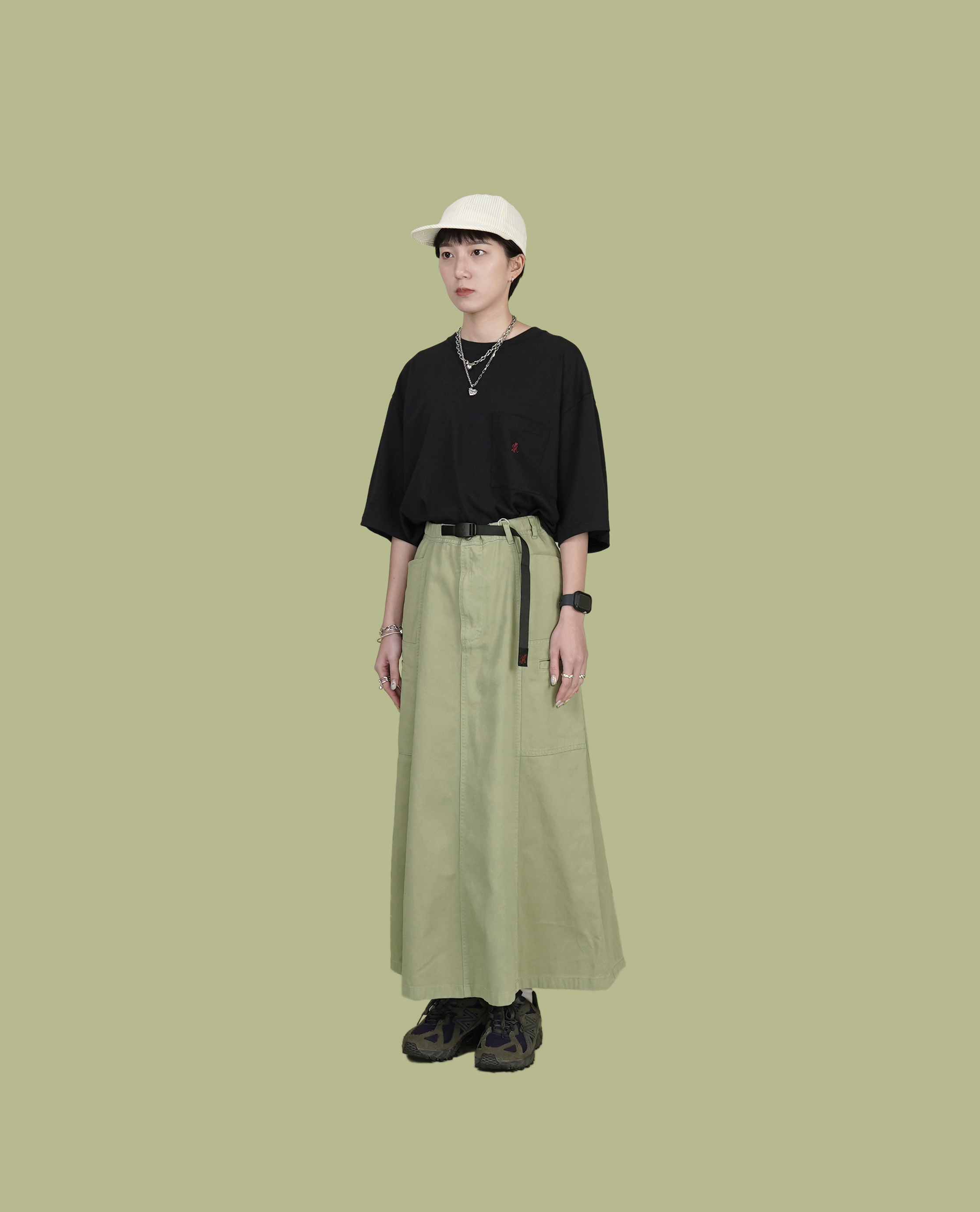 GRAMICCI VOYAGER SKIRT - 24SS 切口口袋長裙