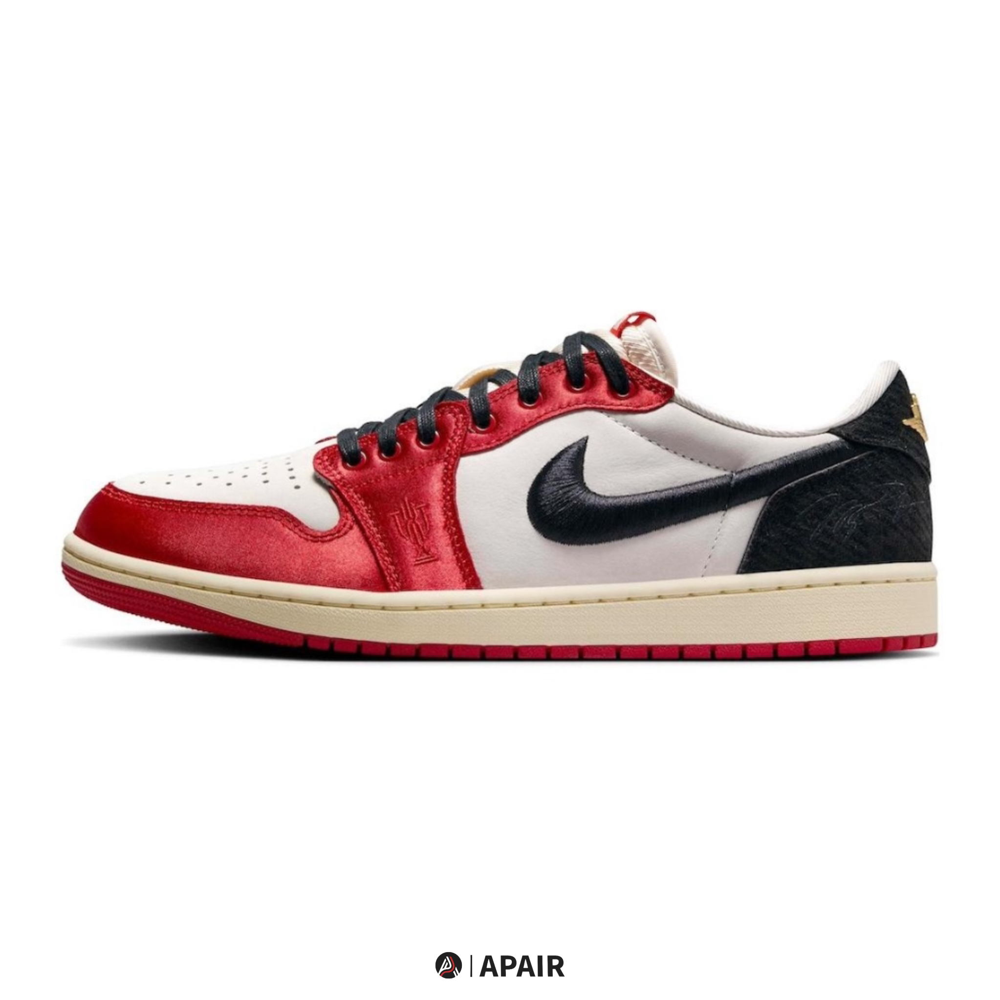 【APAIR】預購 Trophy Room X Air Jordan 1 Retro Low OG SP "Rookie Card Away" 聯名款 黑紅 客場 男鞋 男女段 FN0432-100
