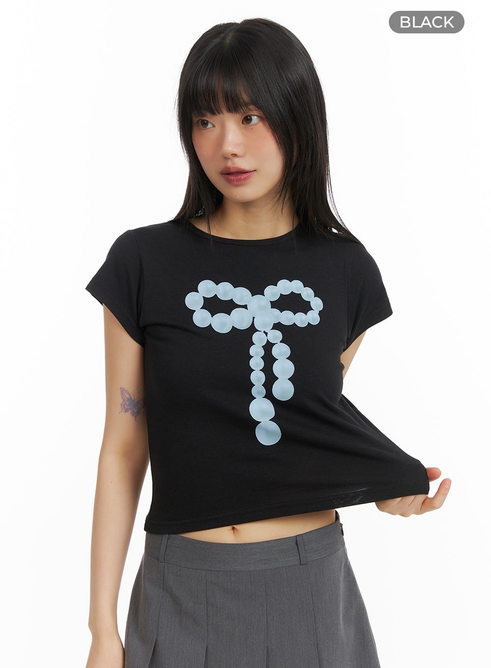 KR BALLOON RIBBON TEE (3 COLORS)