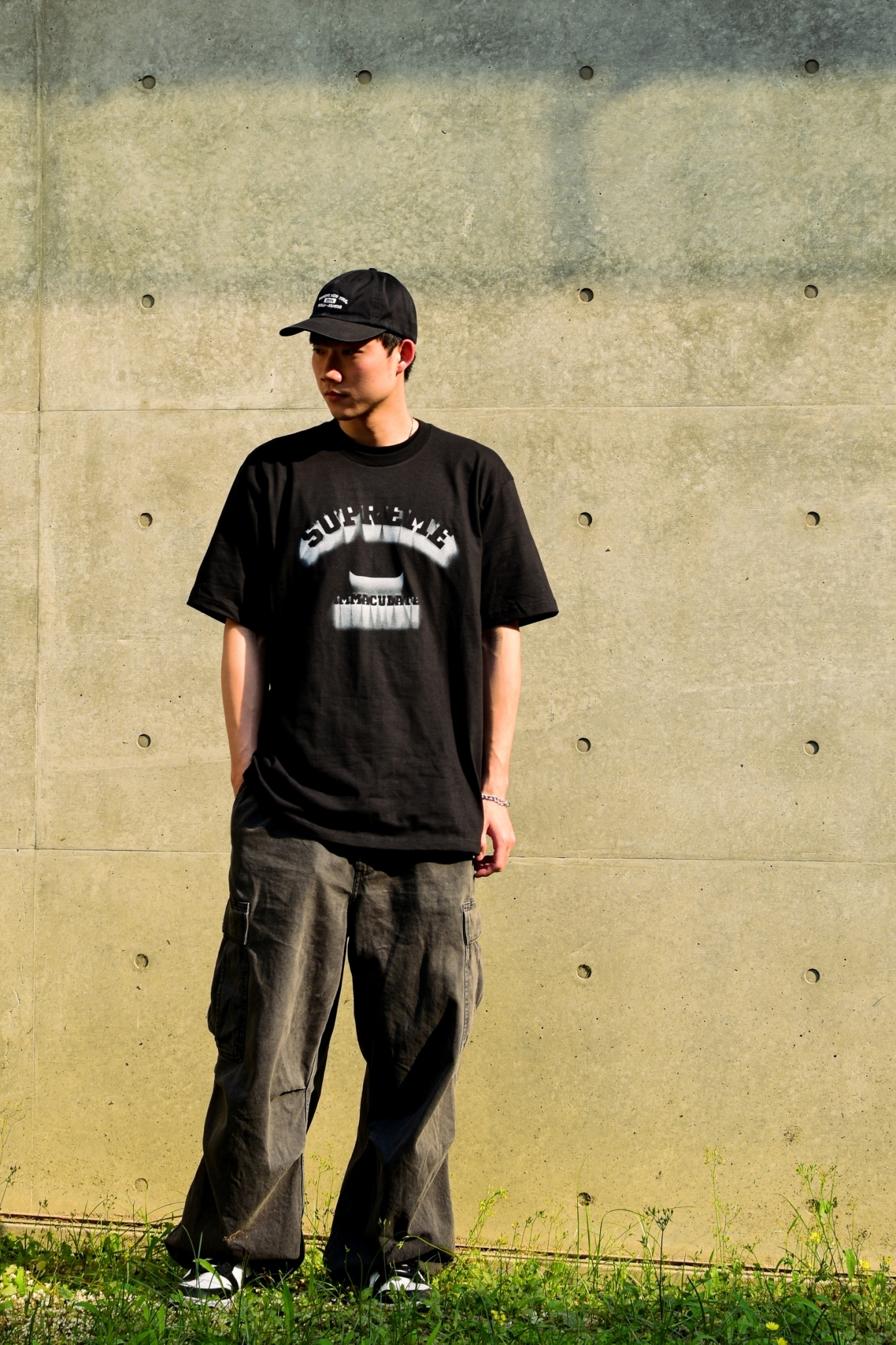 ☆ETW☆【EASY TO WEAR】SUPREME 24SS Shadow Tee 陰影 文字 短T