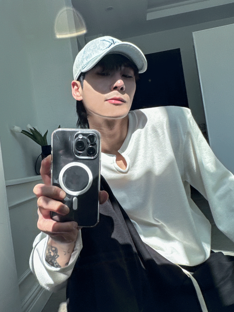 (韓國獨家特價)Belling華夫格長袖T恤