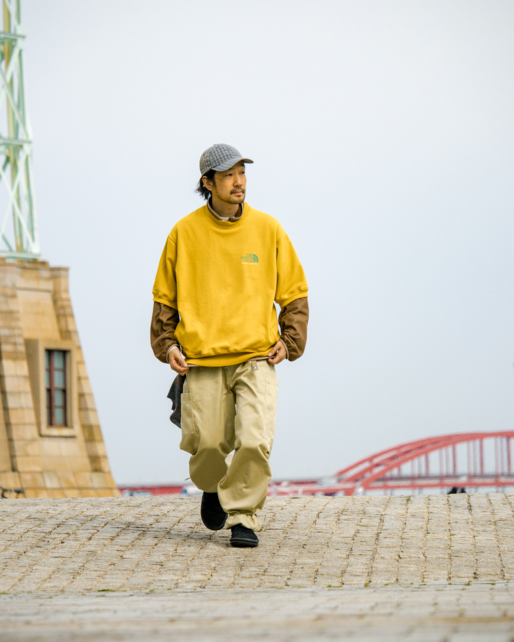 日本 TNF 紫標 Field Short Sleeve Sweatshirt