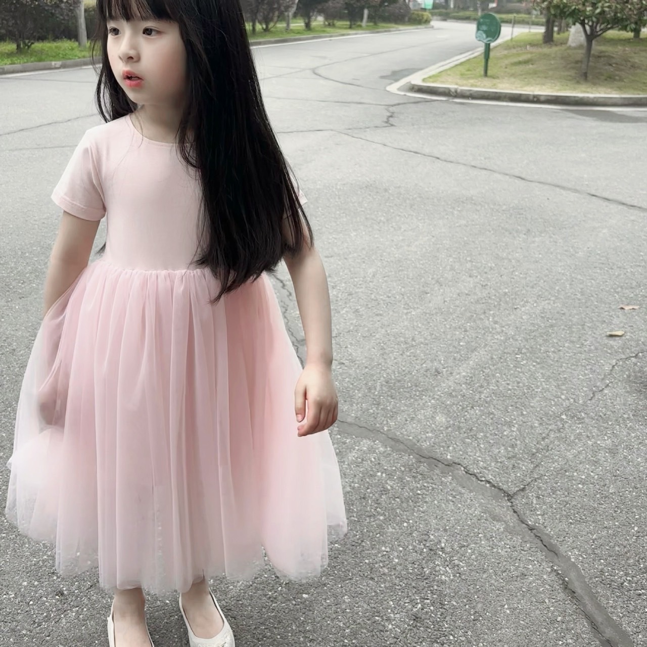 極柔軟公主紗裙