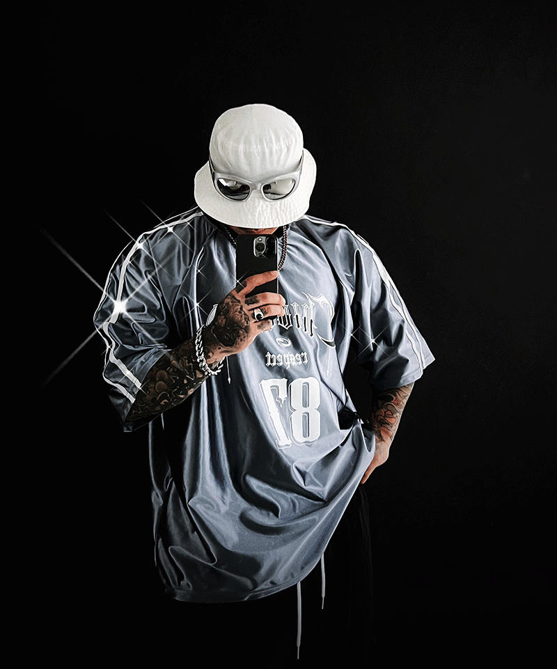 87雙線金屬短袖T恤