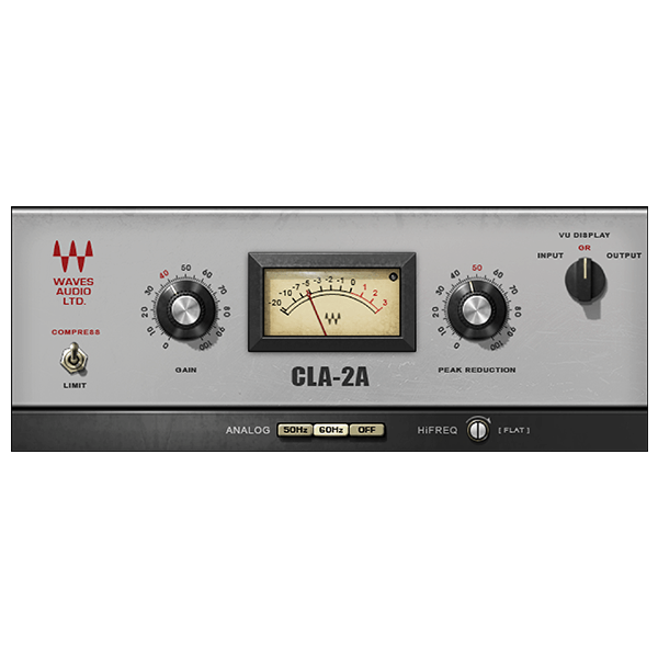 Waves CLA-2A 壓縮器｜Chris Lord-Alge 經典管味光電壓縮 Waves台灣正版代理