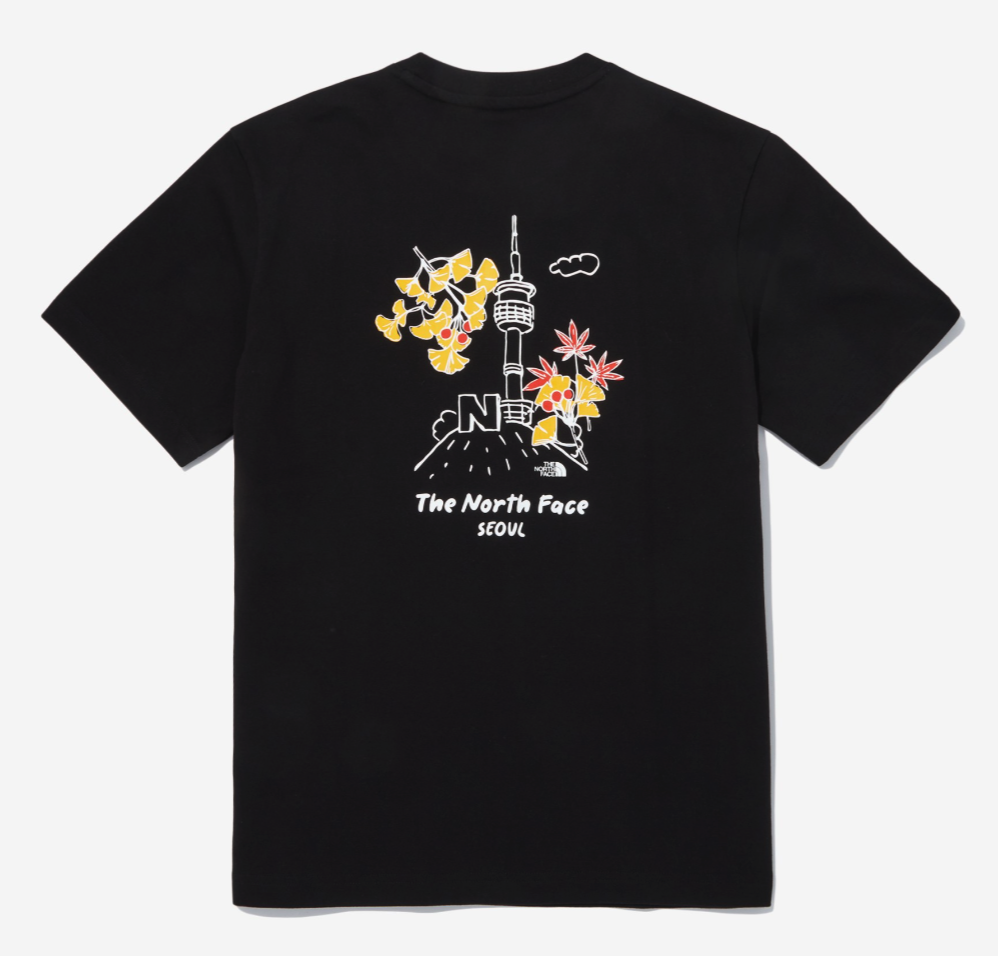 現貨】The North Face SEOUL FOUR SEASONS S/S R/TEE 北臉首爾塔短T