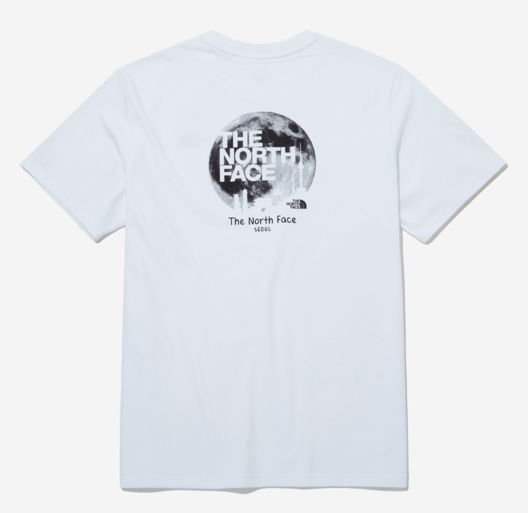 【現貨零碼折扣】The north face TNF SEOUL EDITION S/S R/TEE 1 地球首爾塔剪影圖像短t NT7UQ23