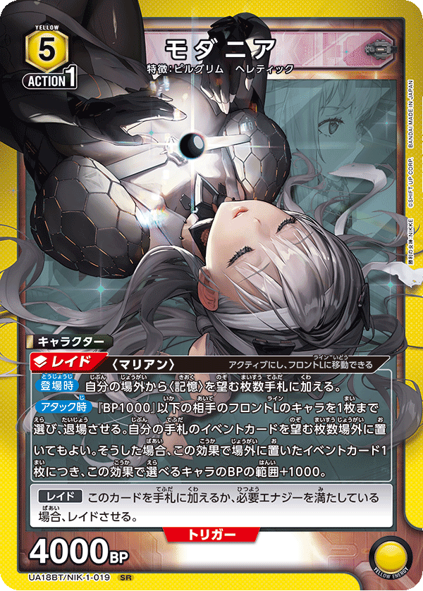 UA18BT/NIK-1-019 モダニア