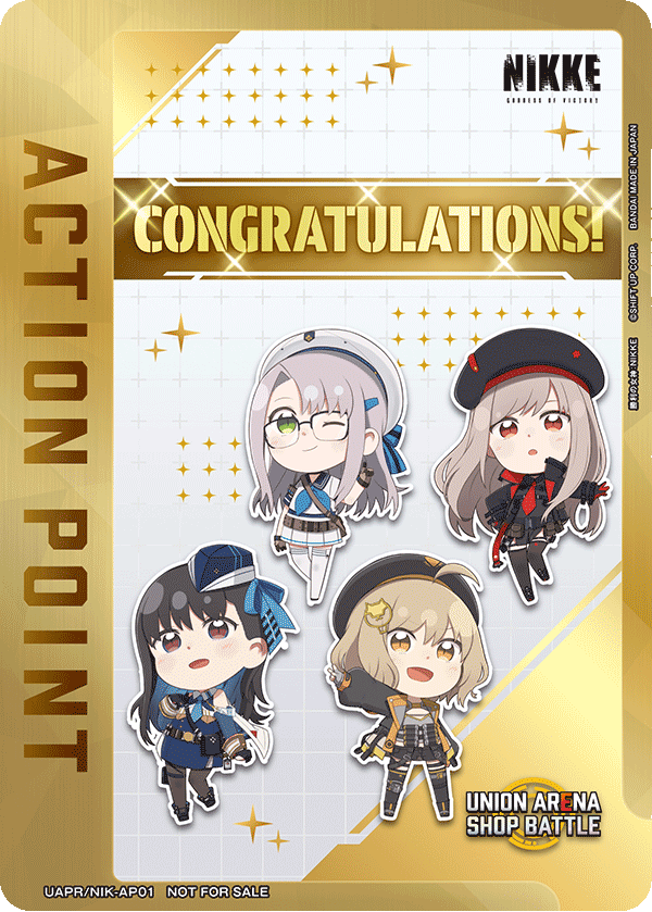 UAPR/NIK-AP01 アクションポイントカード(勝利の女神：NIKKE)(3張)