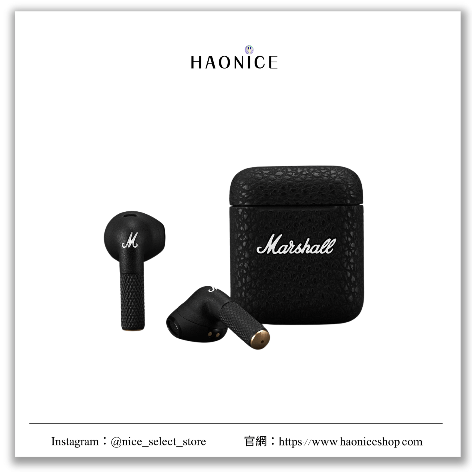 【NICE 歐美日韓代購】24SS新款🔥馬歇爾喇叭音響 MarshallMinor III 真無線藍牙耳機 隨身 復古 人體工學