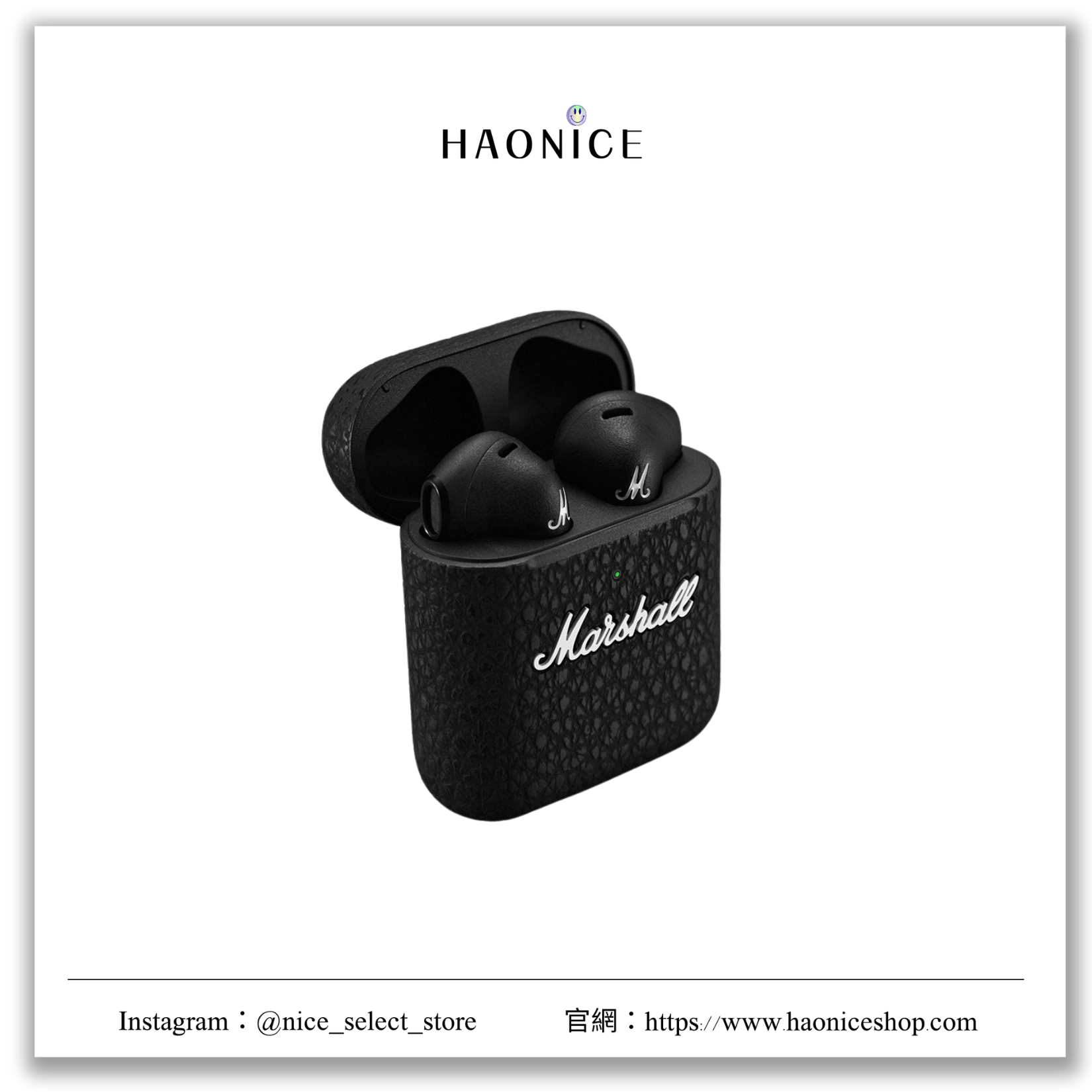 【NICE 歐美日韓代購】24SS新款🔥馬歇爾喇叭音響 MarshallMinor III 真無線藍牙耳機 隨身 復古 人體工學