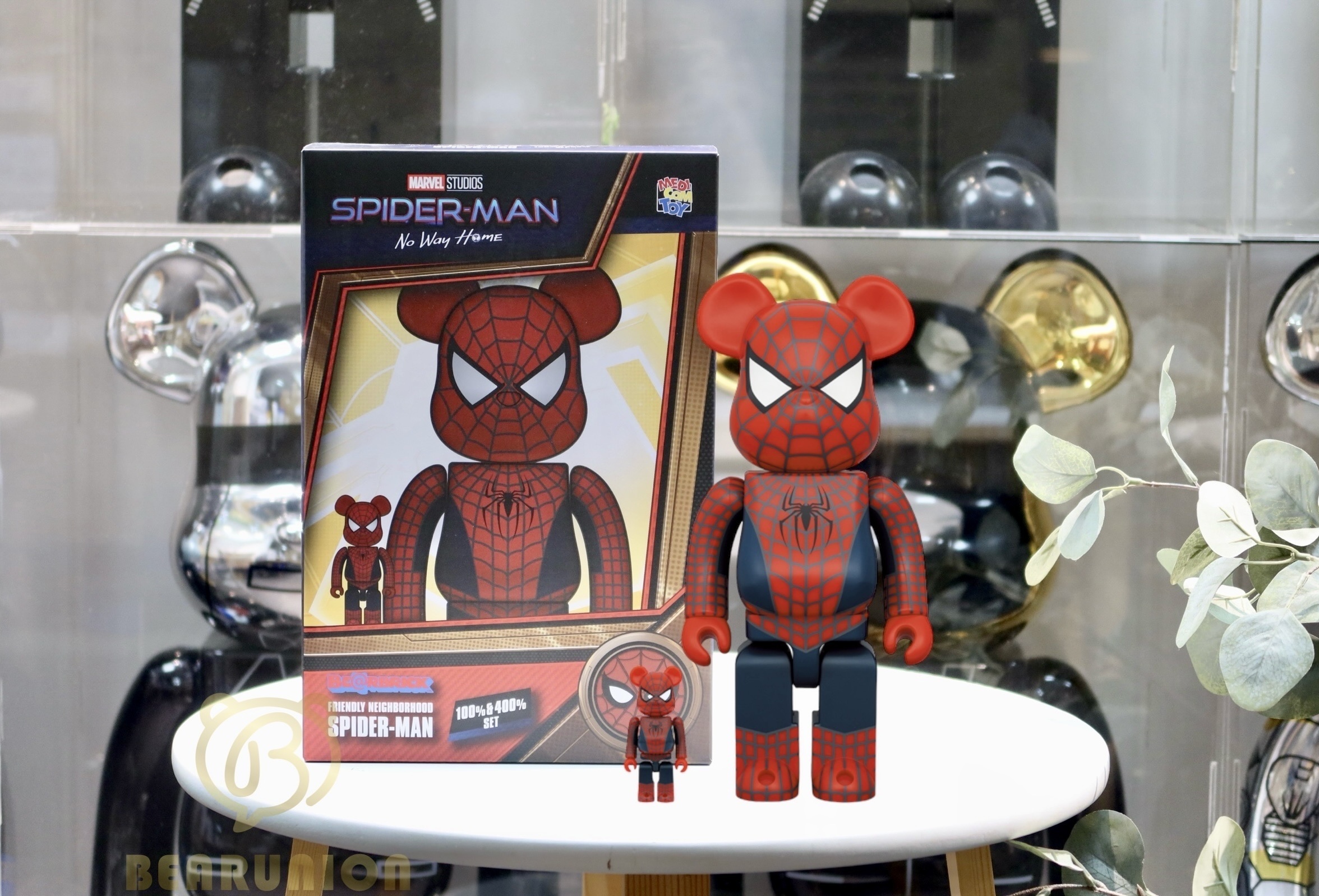 Bearbrick 400% 100% FRIENDLY NEIGHBORHOOD SPIDER-MAN