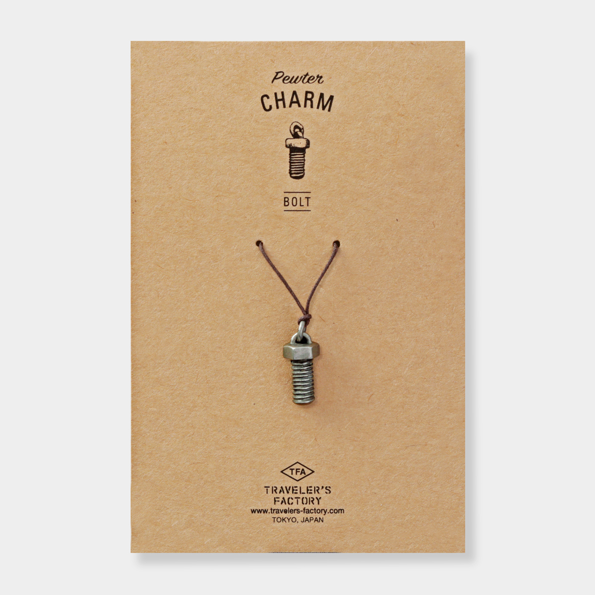 螺絲 鉛錫吊飾 TFA限定｜日本 Traveler’s Notebook