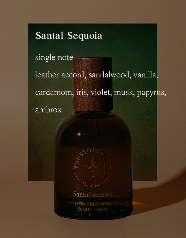 Youssoful Extrait de Parfum 50ml - Green Series - SANTAL SEQUOIA