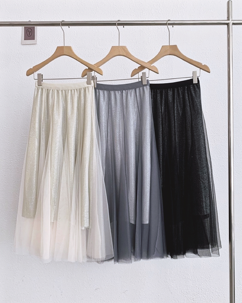 P8121 - High Waist Long Skirt (Pre Order)
