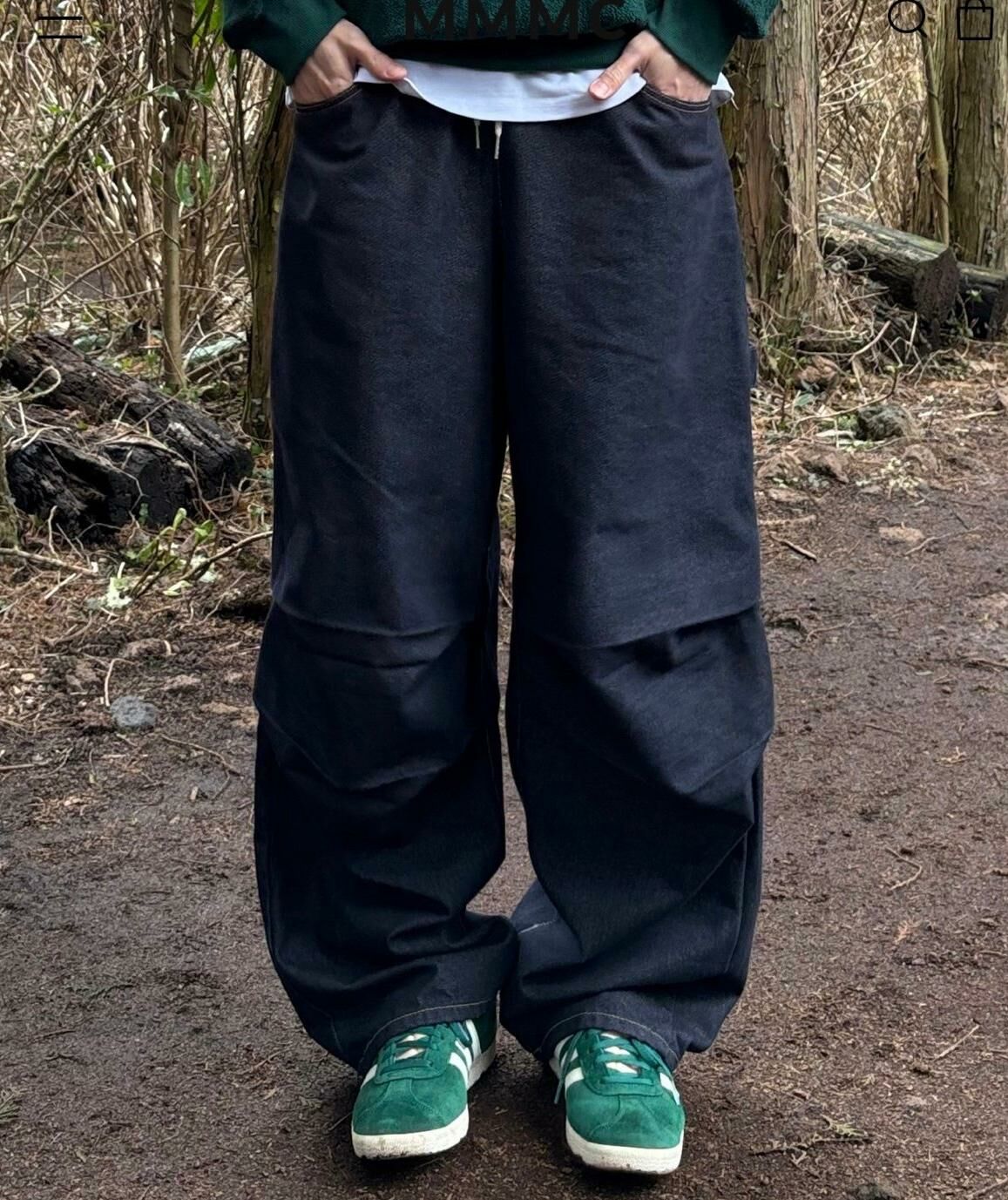 淨色鬆身牛仔褲 P2750