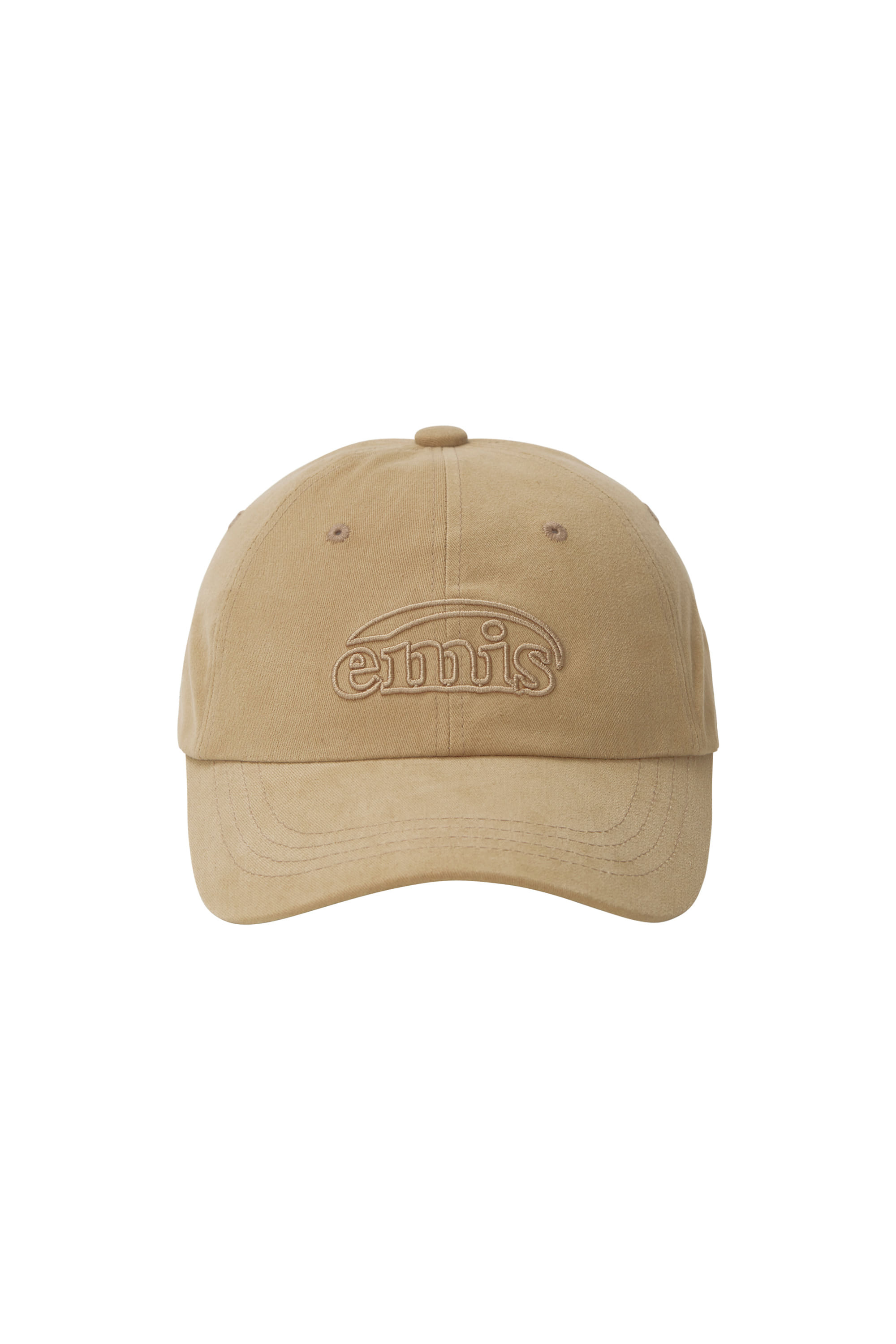 emis COTTON BRUSHED BALL CAP - BEIGE