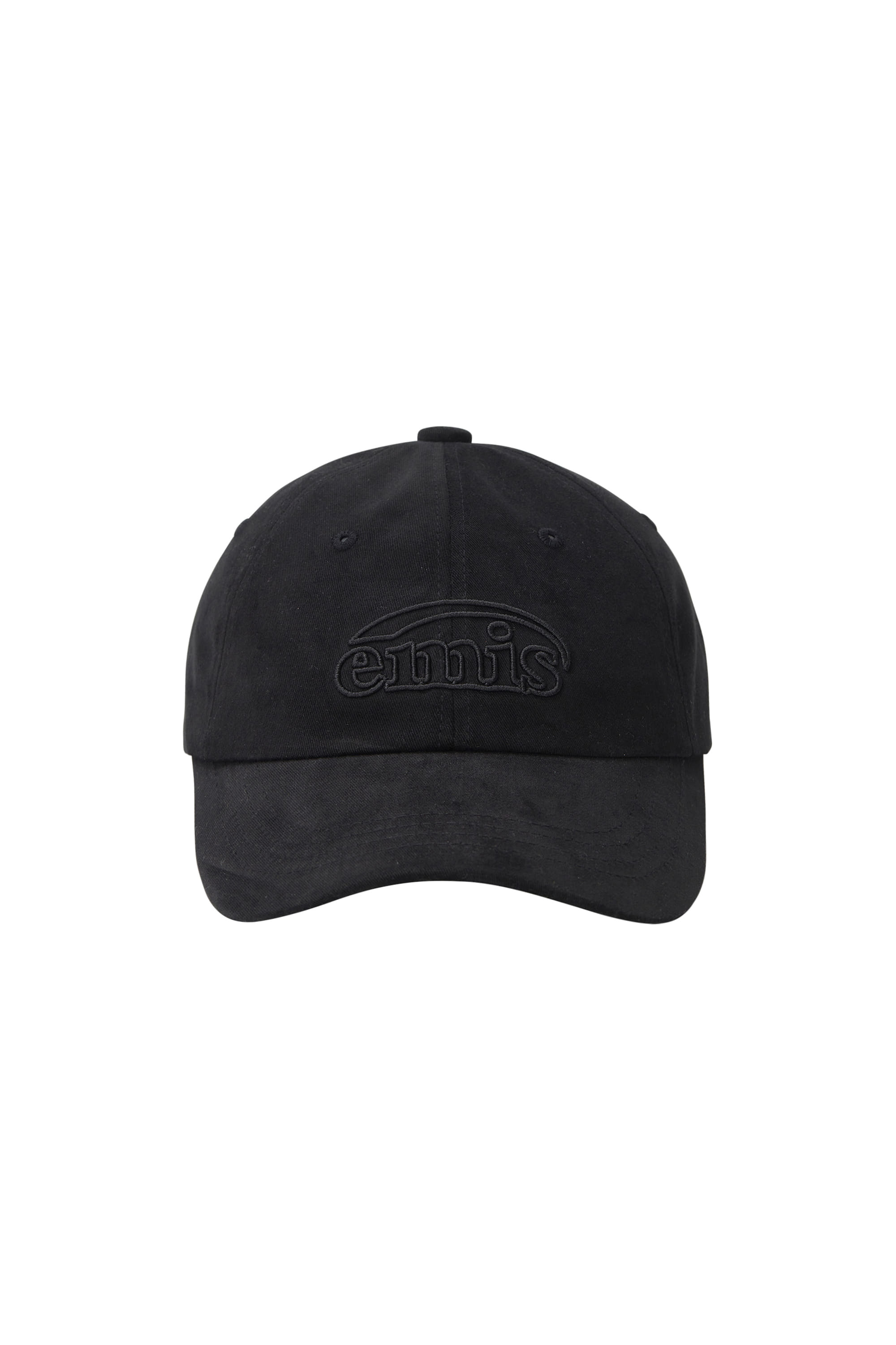 emis COTTON BRUSHED BALL CAP - BLACK