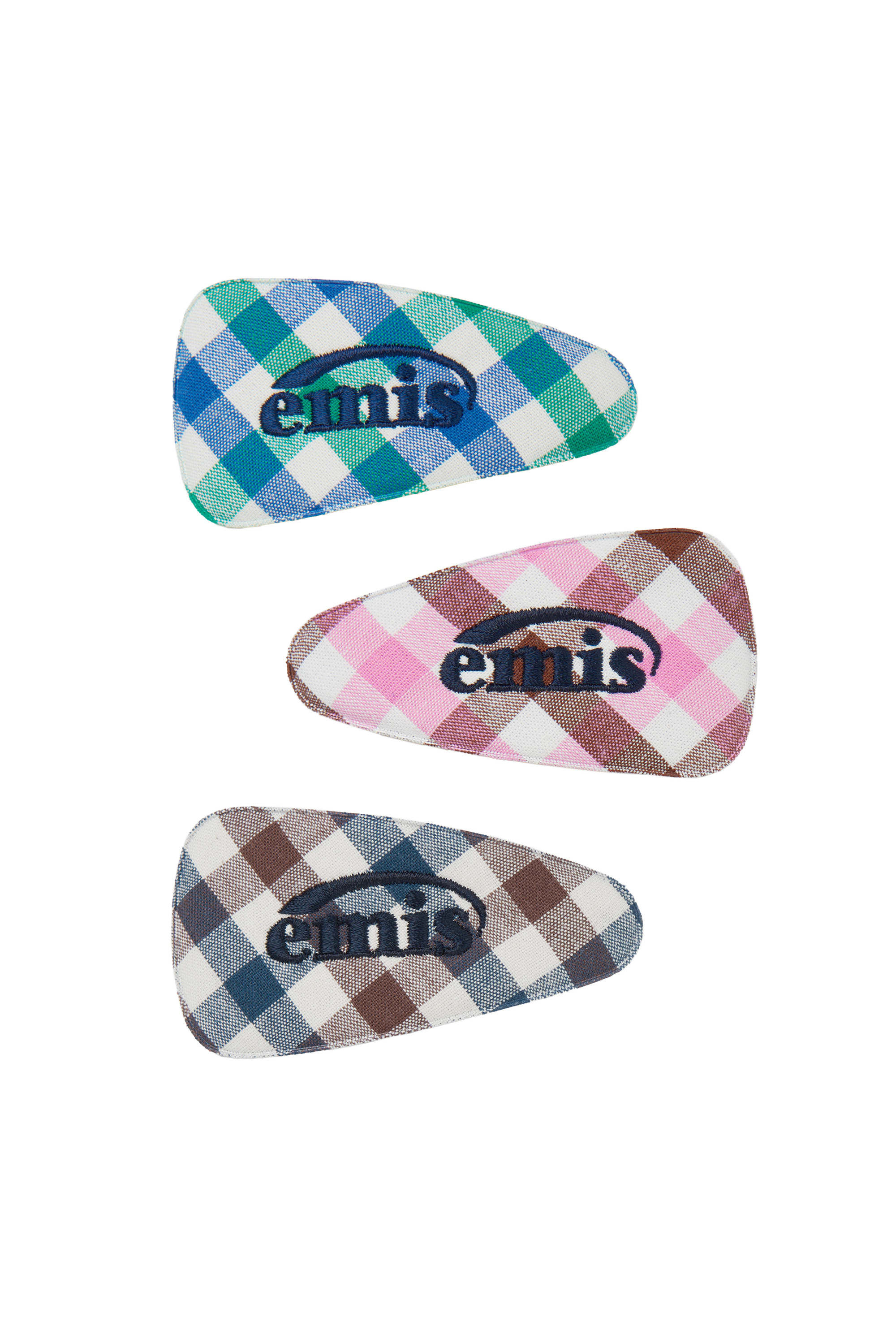 emis BLOCK CHECK WIDE HAIRPIN