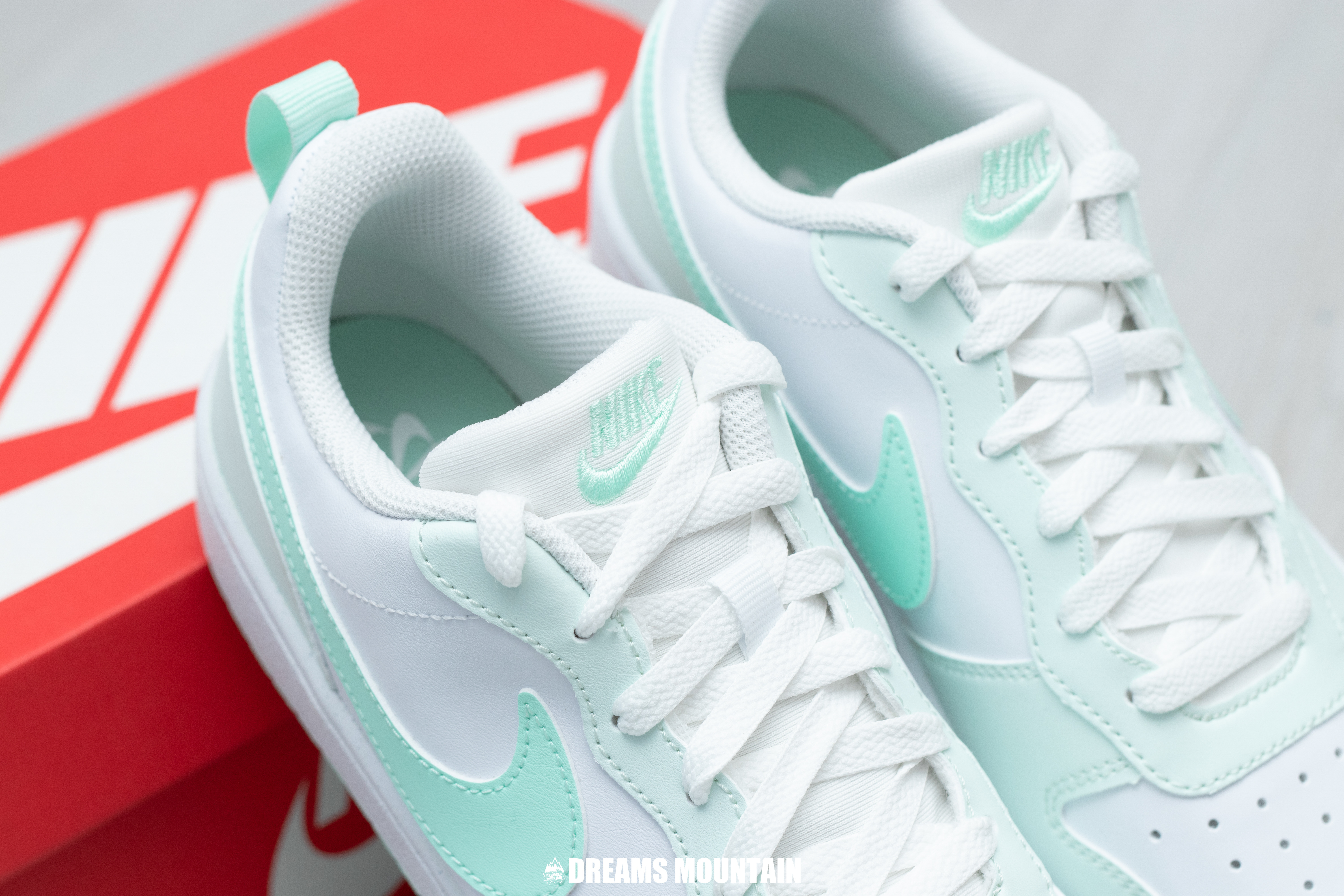 【預訂】Nike Court Borough Low RECRAFT (環保材質) "春夏靚色"薄荷綠-GS