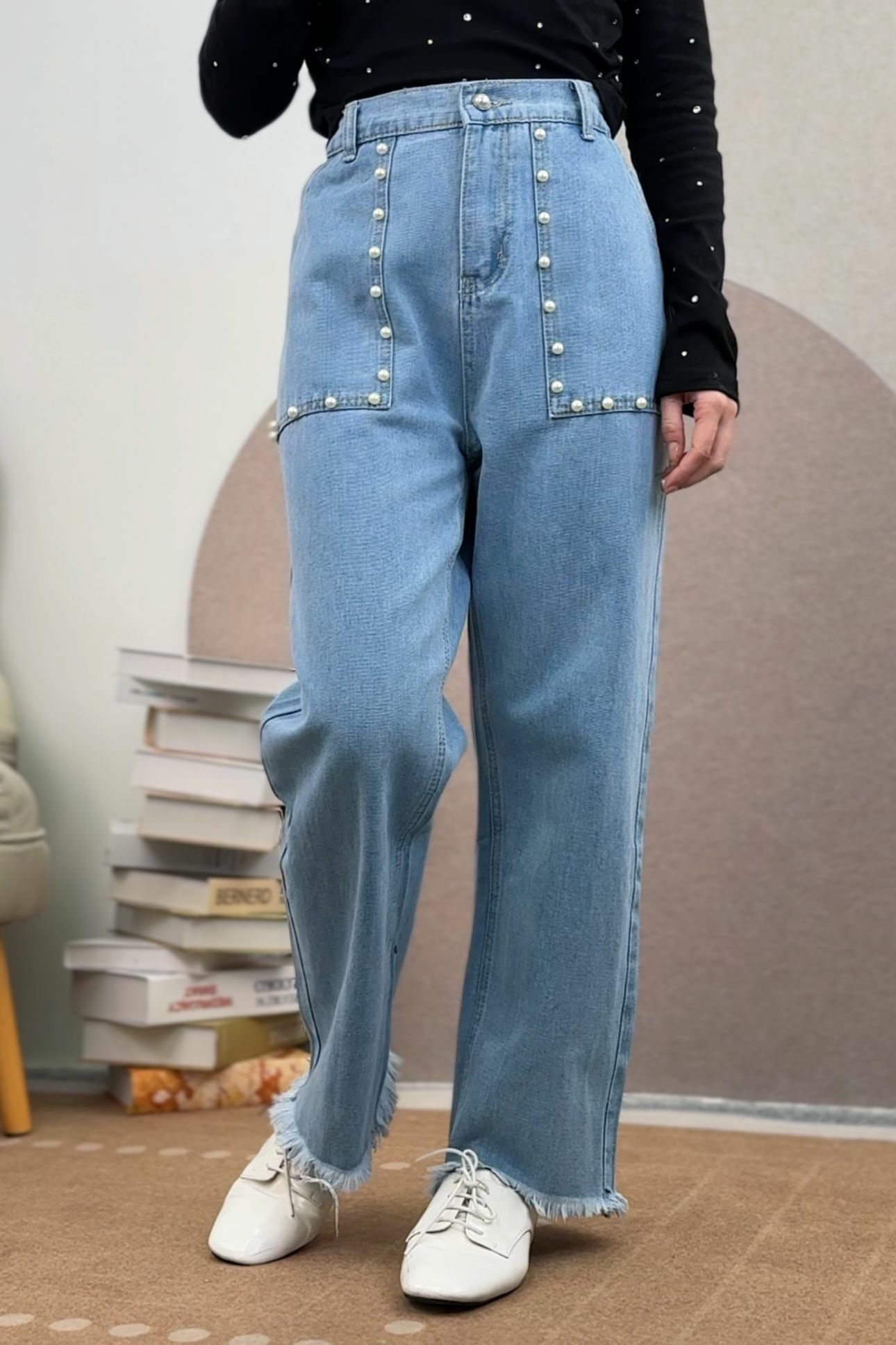 PANTS#5876 🤍原地拉長雙腿褲