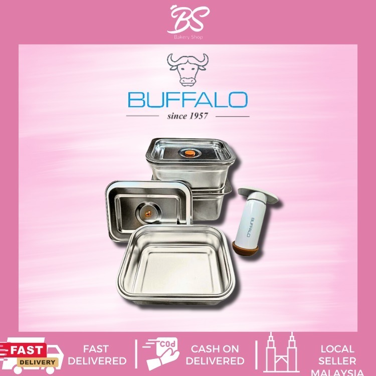 BUFFALO 304 STAINLESS STEEL VACUUM FOOD CONTAINER