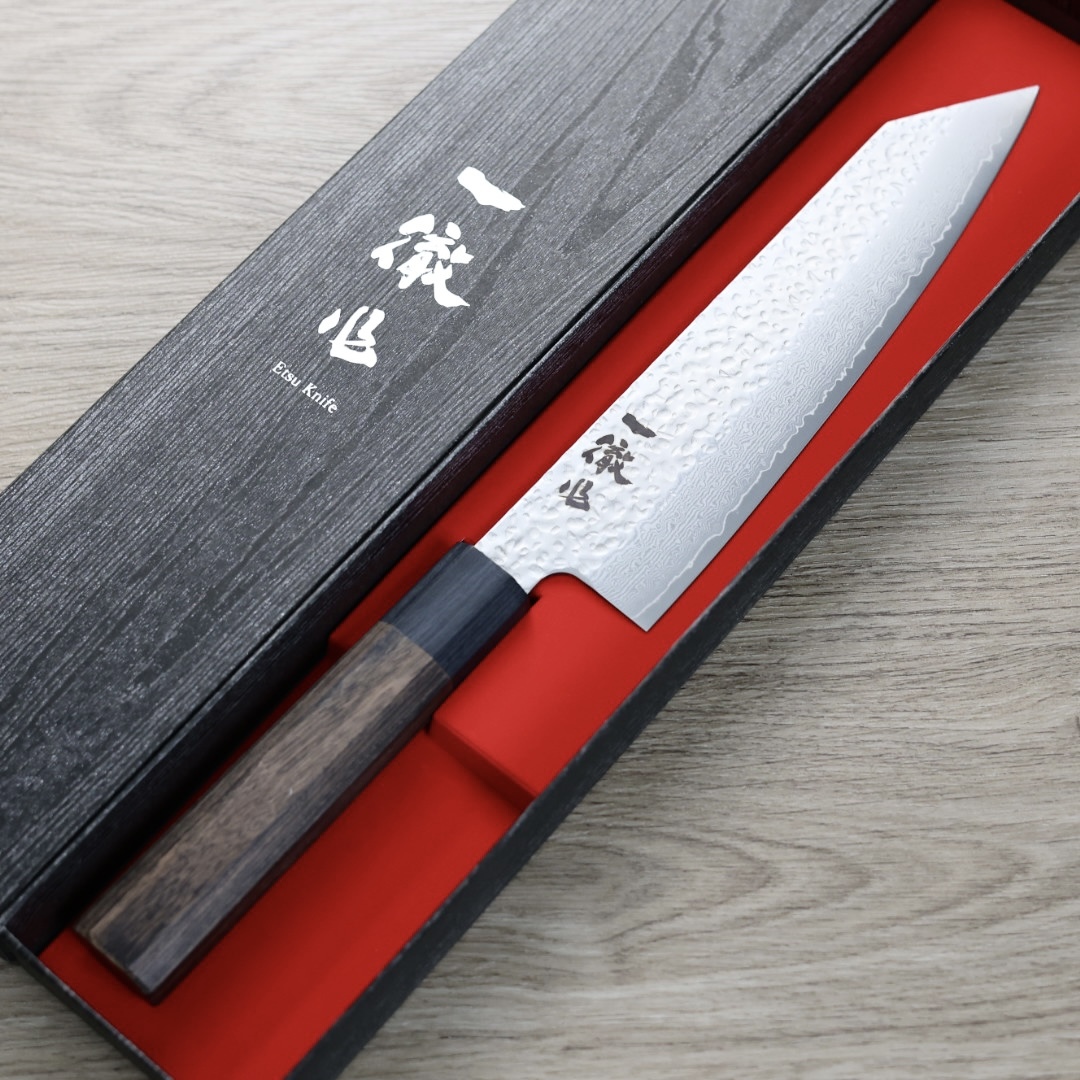 一徹 文化 190mm VG10鋼 33層鎚目大馬士革