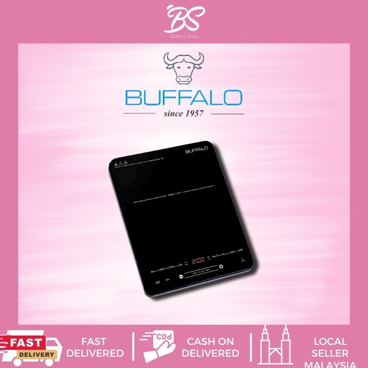 BUFFALO Induction Cooker | LED Touch Screen Panel | Preset Function | 2000W