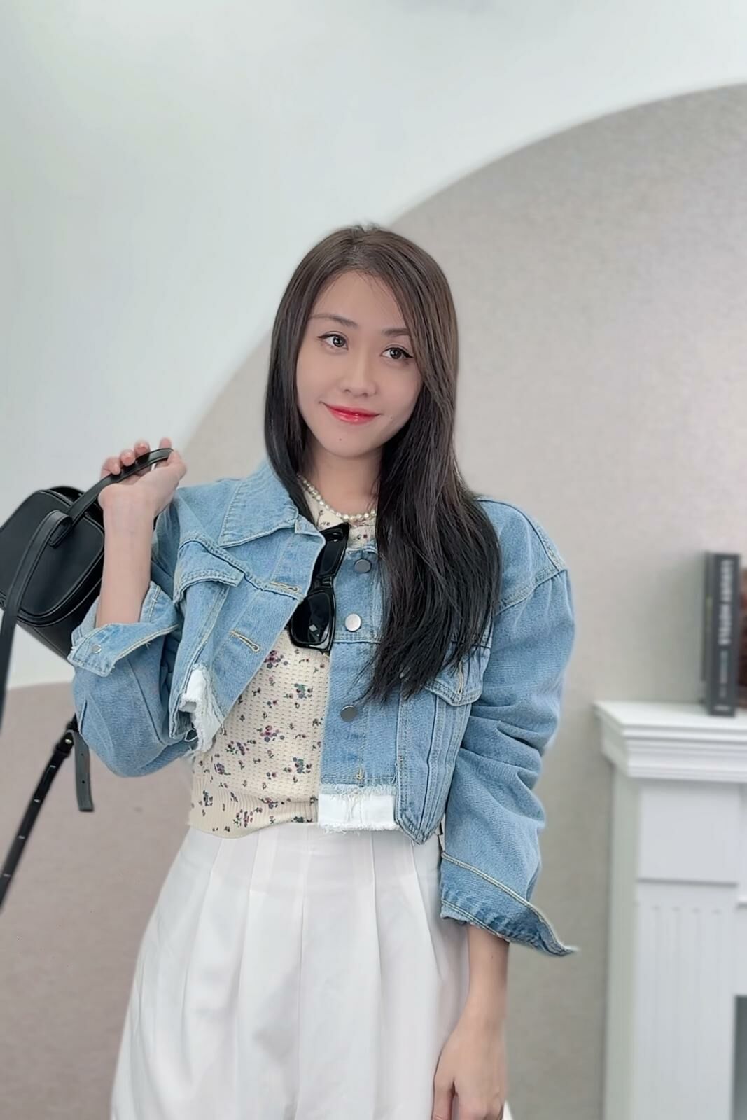 JK#5864 🤍調整身型牛仔褸