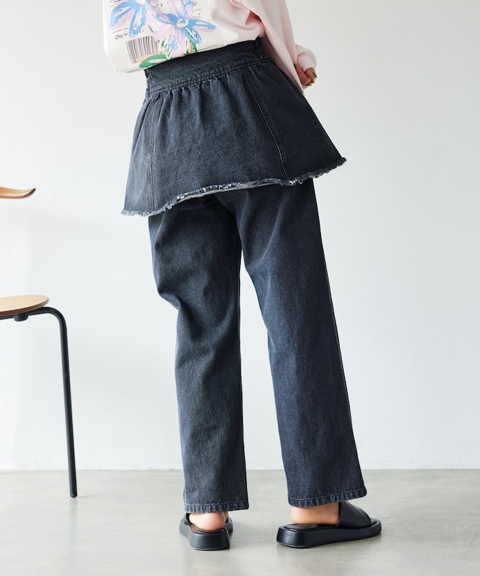 FREAK'S STORE / Denim pants with multiway bustier