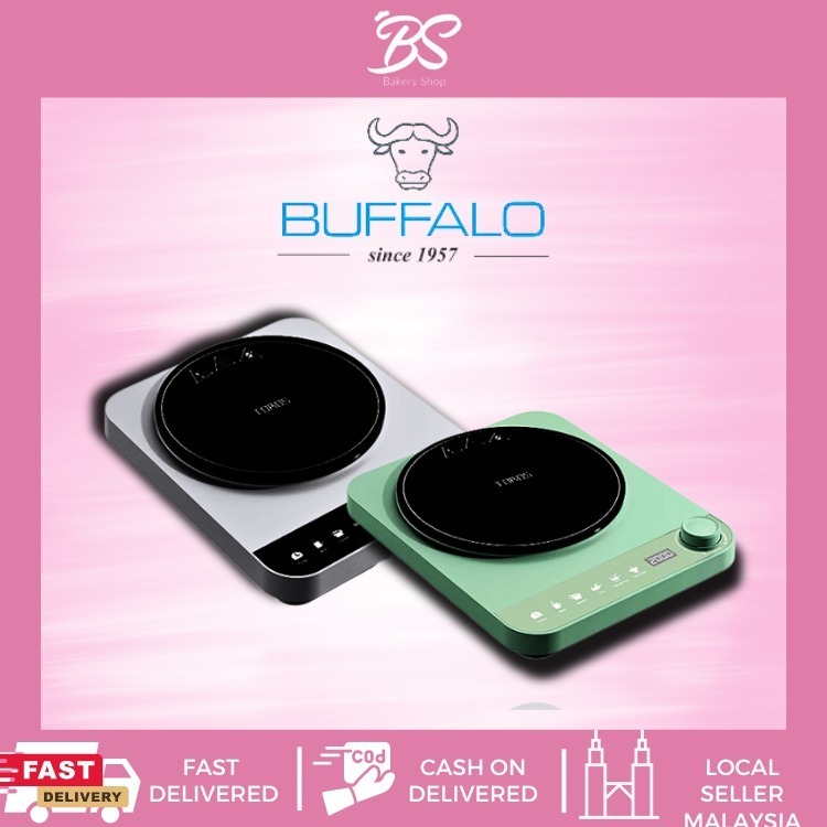 BUFFALO TOROS Induction Cooker Electric Stove | LED Menu Screen | 2000W