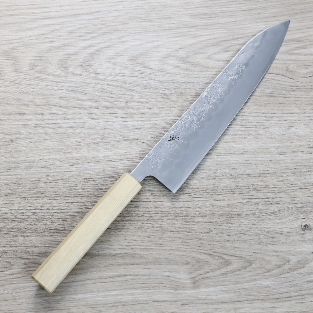 作SAKU 壱 牛刀 240mm 銀三鋼 梨地