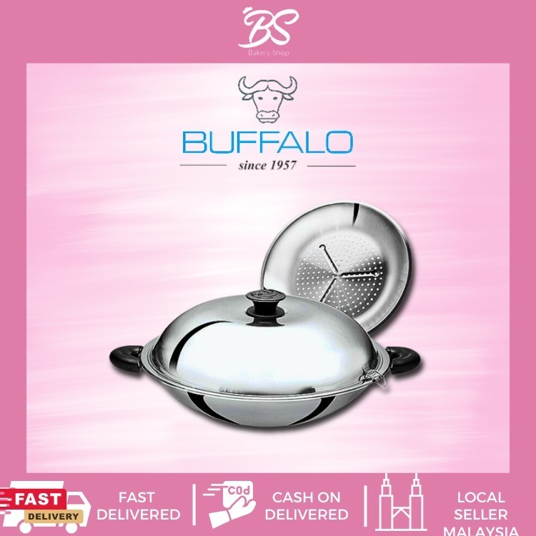 BUFFALO*32CM/35CM/40CMYADENG SERIES WOK FREE STEAMER