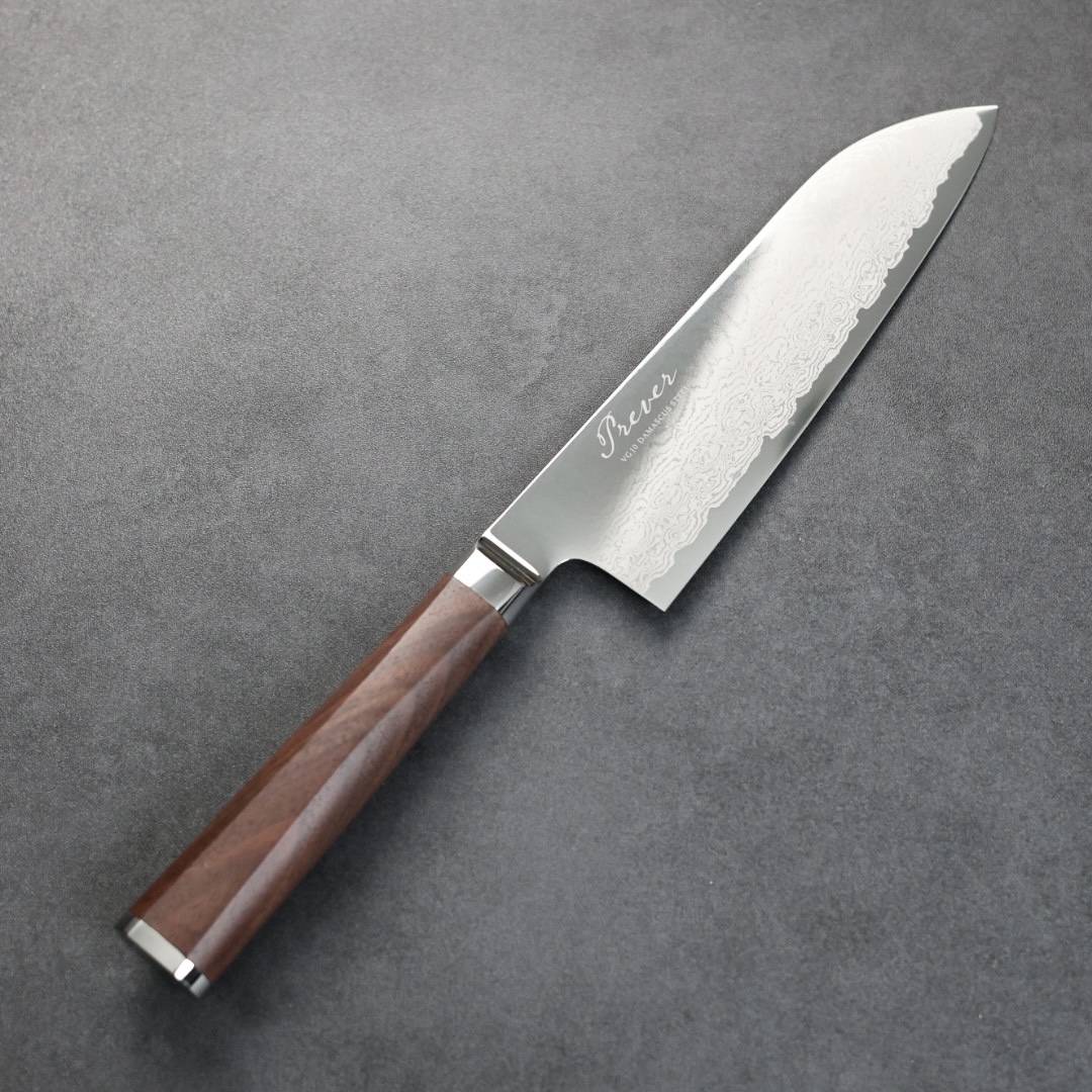 龍泉刃物 PREVER 三德 170mm VG10 67層鎳染大馬士革