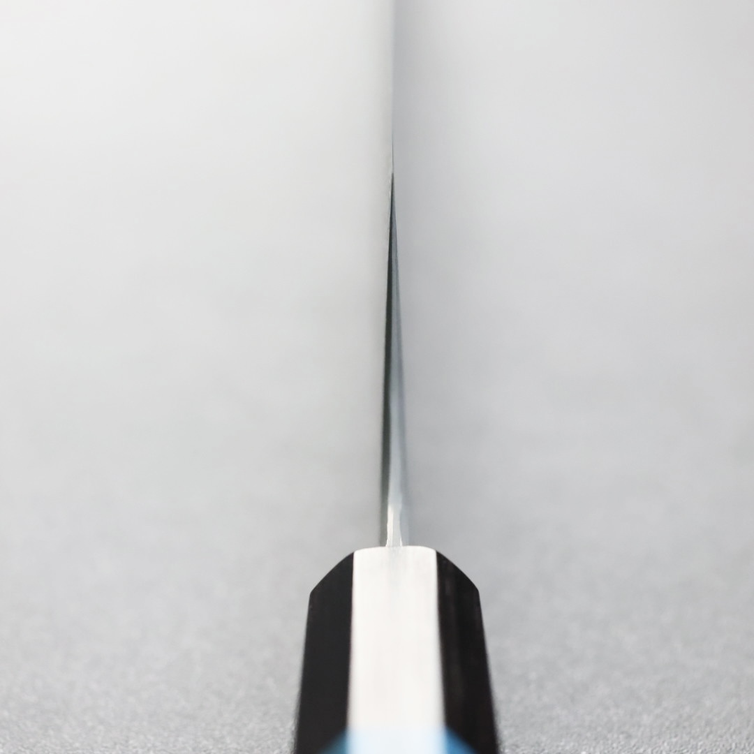 龍泉刃物梵天雲龍改牛刀240mm VG10 63層鎳染大馬士革/本鍛造