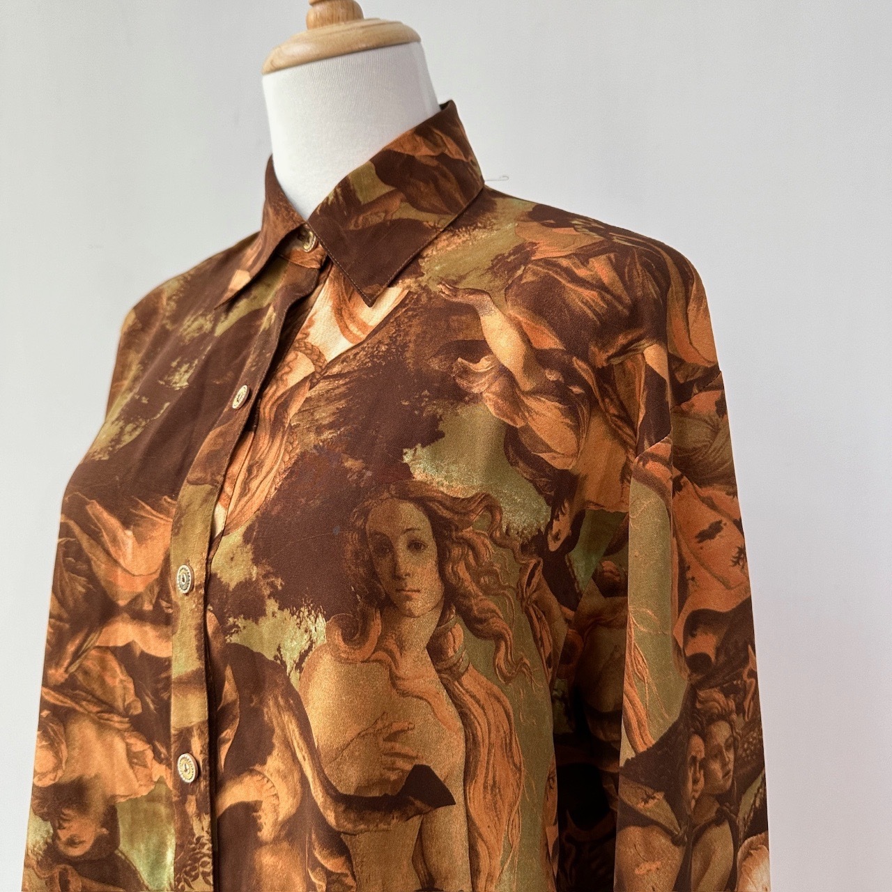 歐洲藝術圖案古著上衣