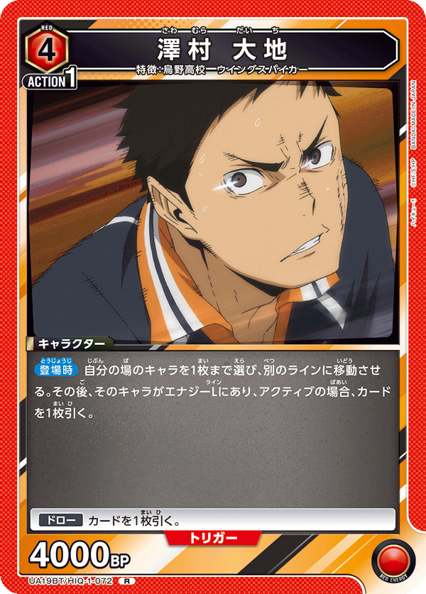 UA19BT/HIQ-1-072 澤村 大地