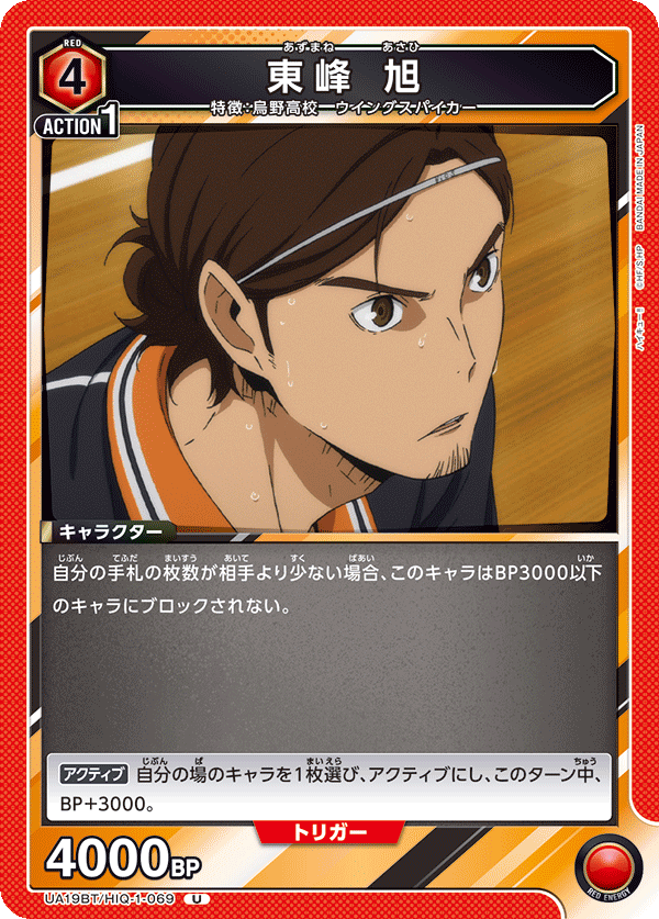 UA19BT/HIQ-1-069 東峰 旭