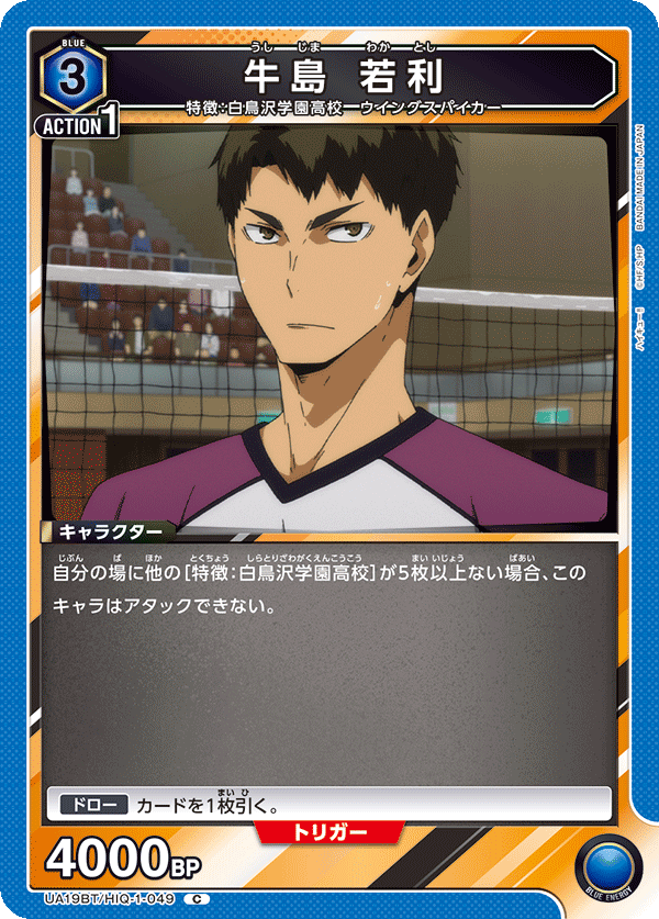 UA19BT/HIQ-1-049 牛島 若利