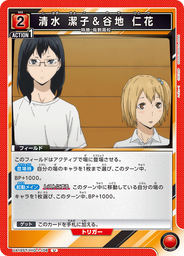 UA19ST/HIQ-1-108 清水 潔子＆谷地 仁花