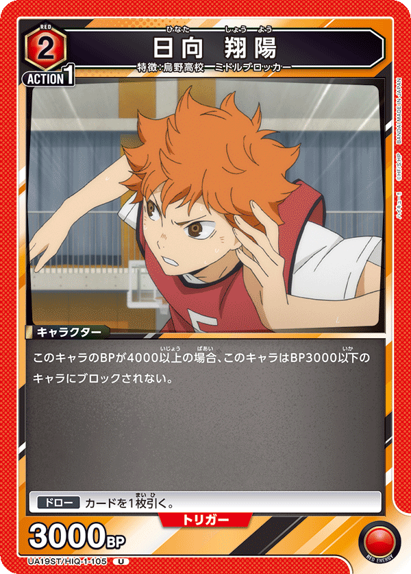 UA19ST/HIQ-1-105 日向 翔陽