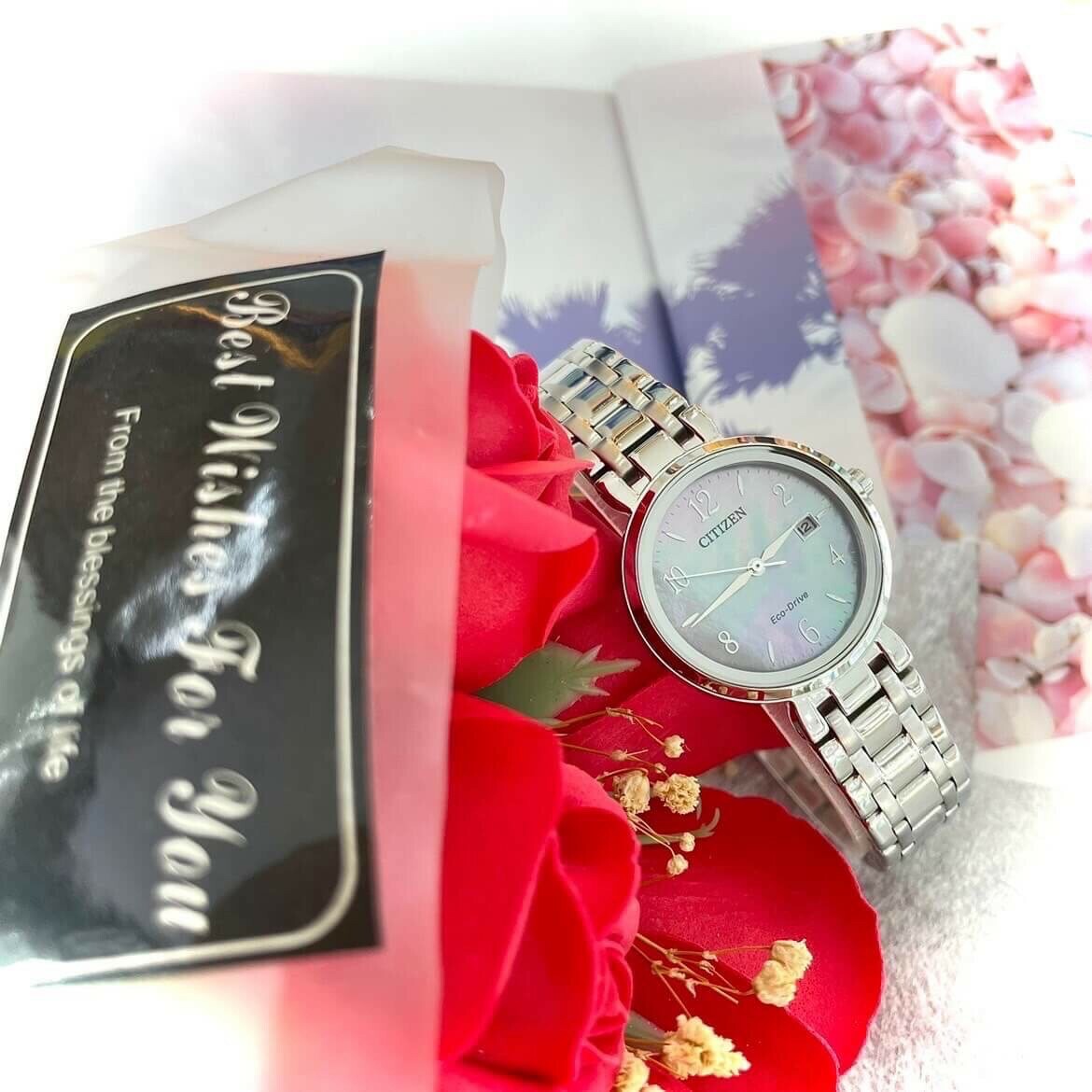 【CITIZEN 星辰】高雅經典款光動能女錶EW2690-81Y 28.3mm 現代鐘錶