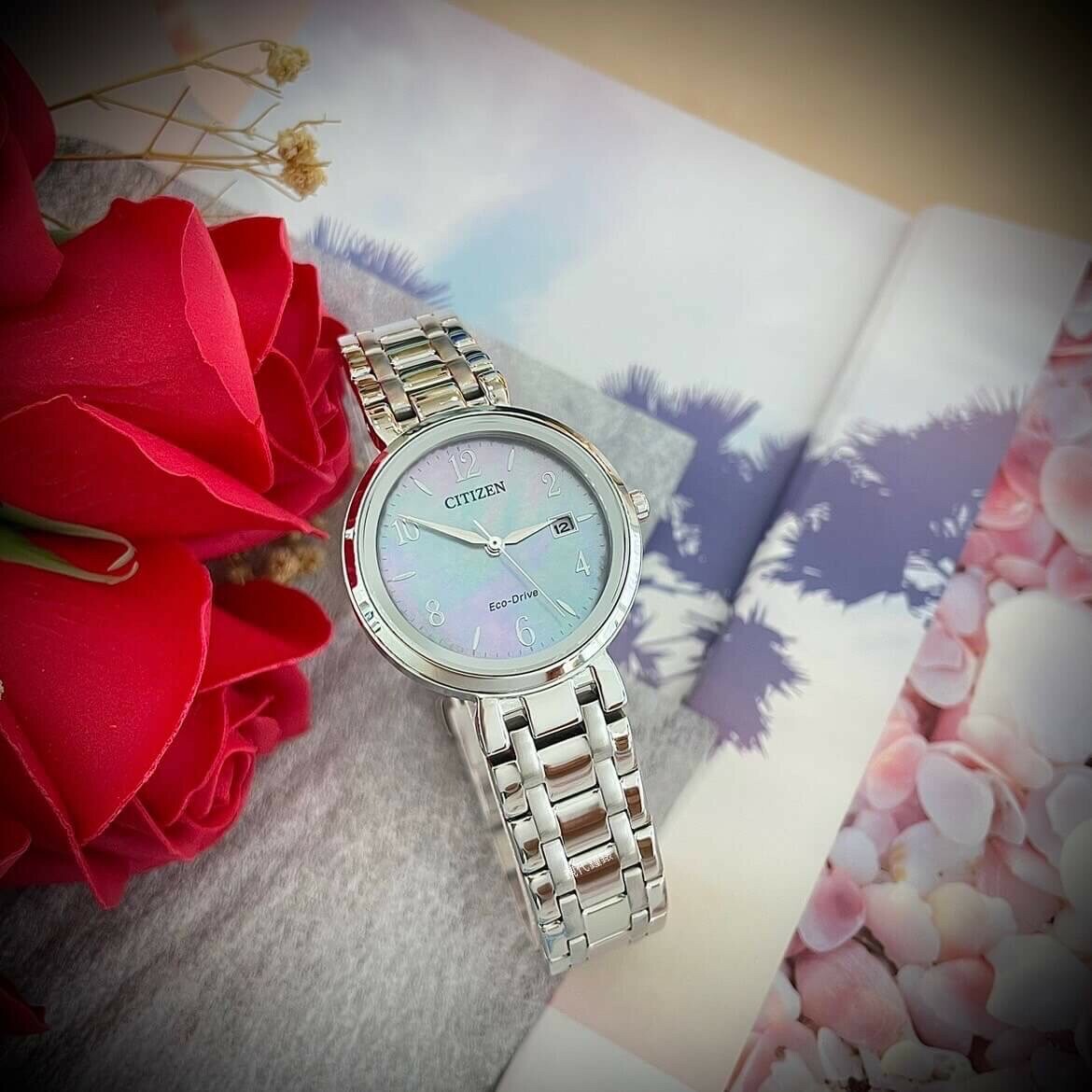 【CITIZEN 星辰】高雅經典款光動能女錶EW2690-81Y 28.3mm 現代鐘錶