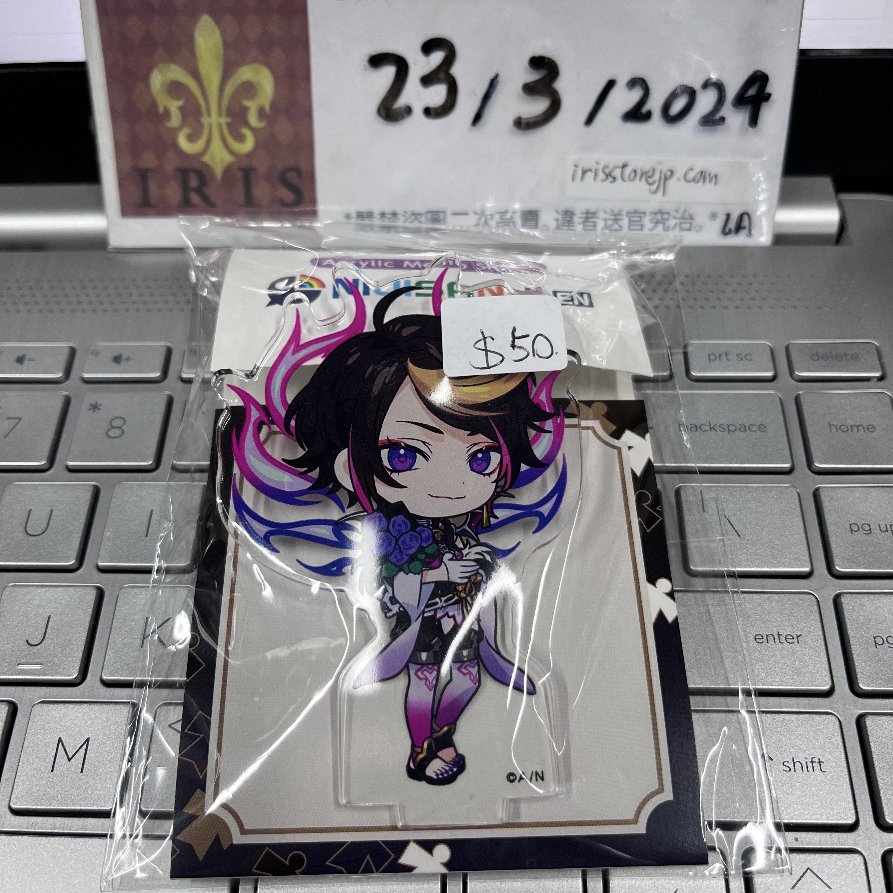 彩虹社 Shu 立牌 Memo 夾子