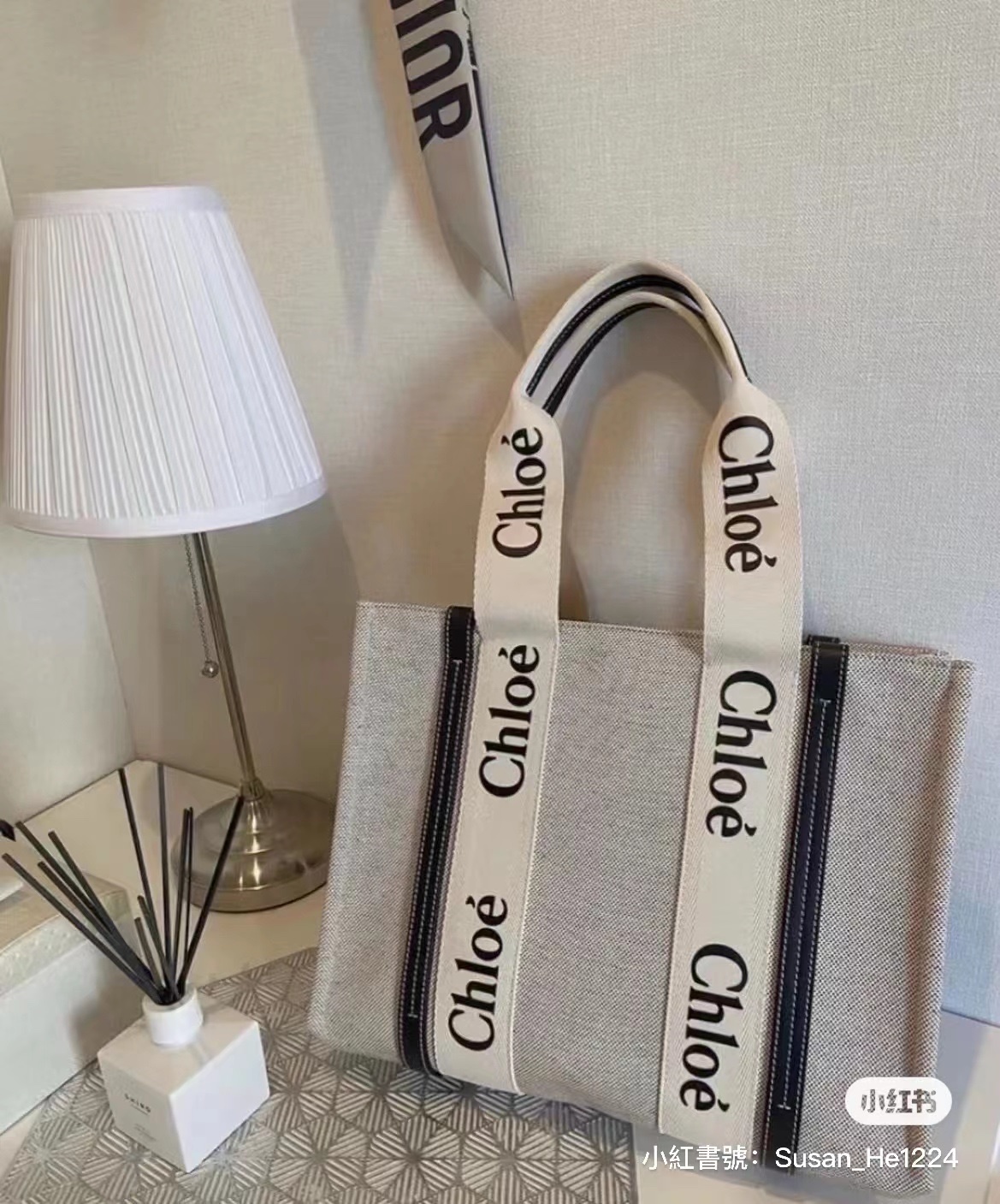 Chloe tote Bag blue -T